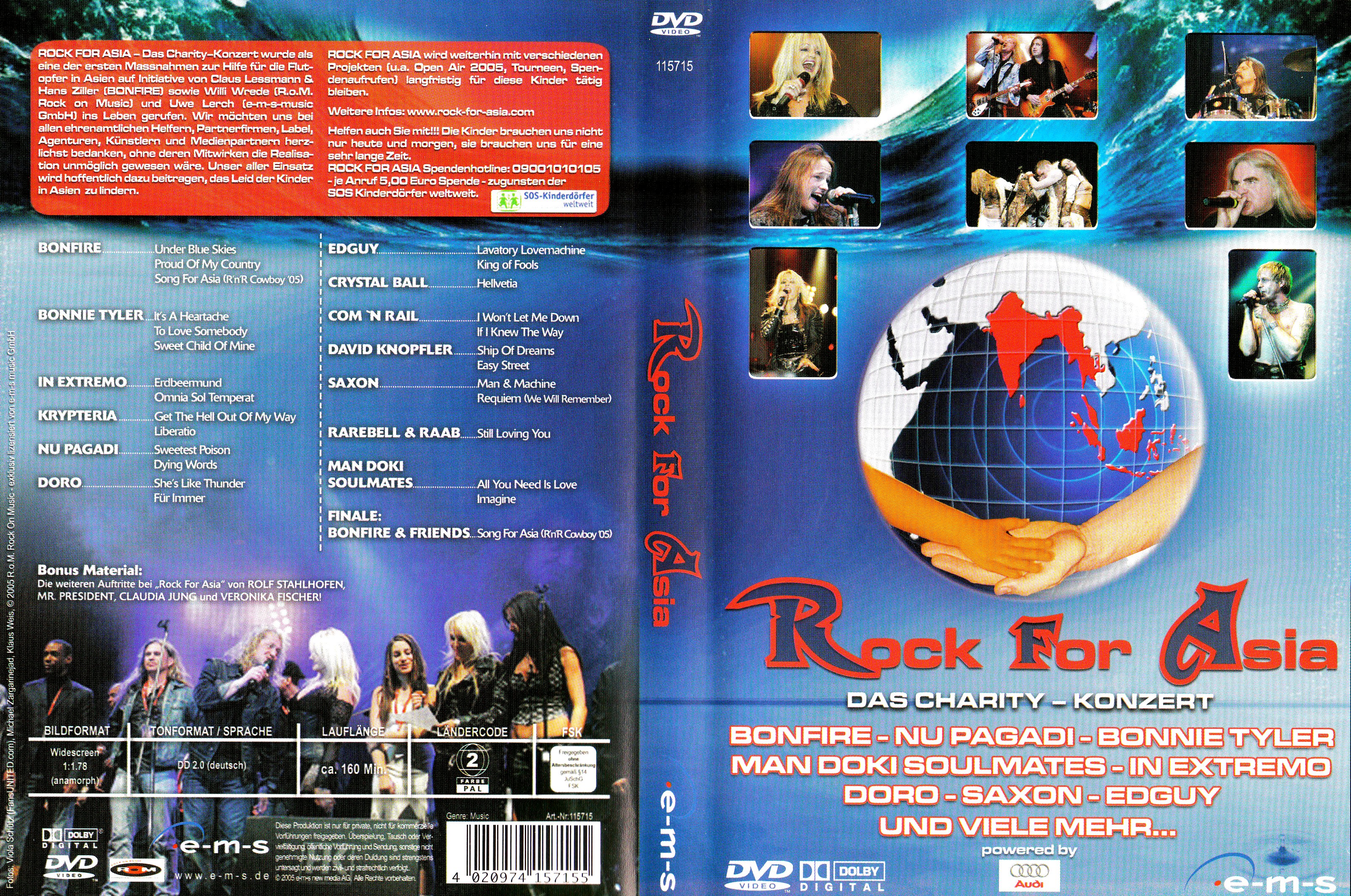 Jaquette DVD Rock for Asia