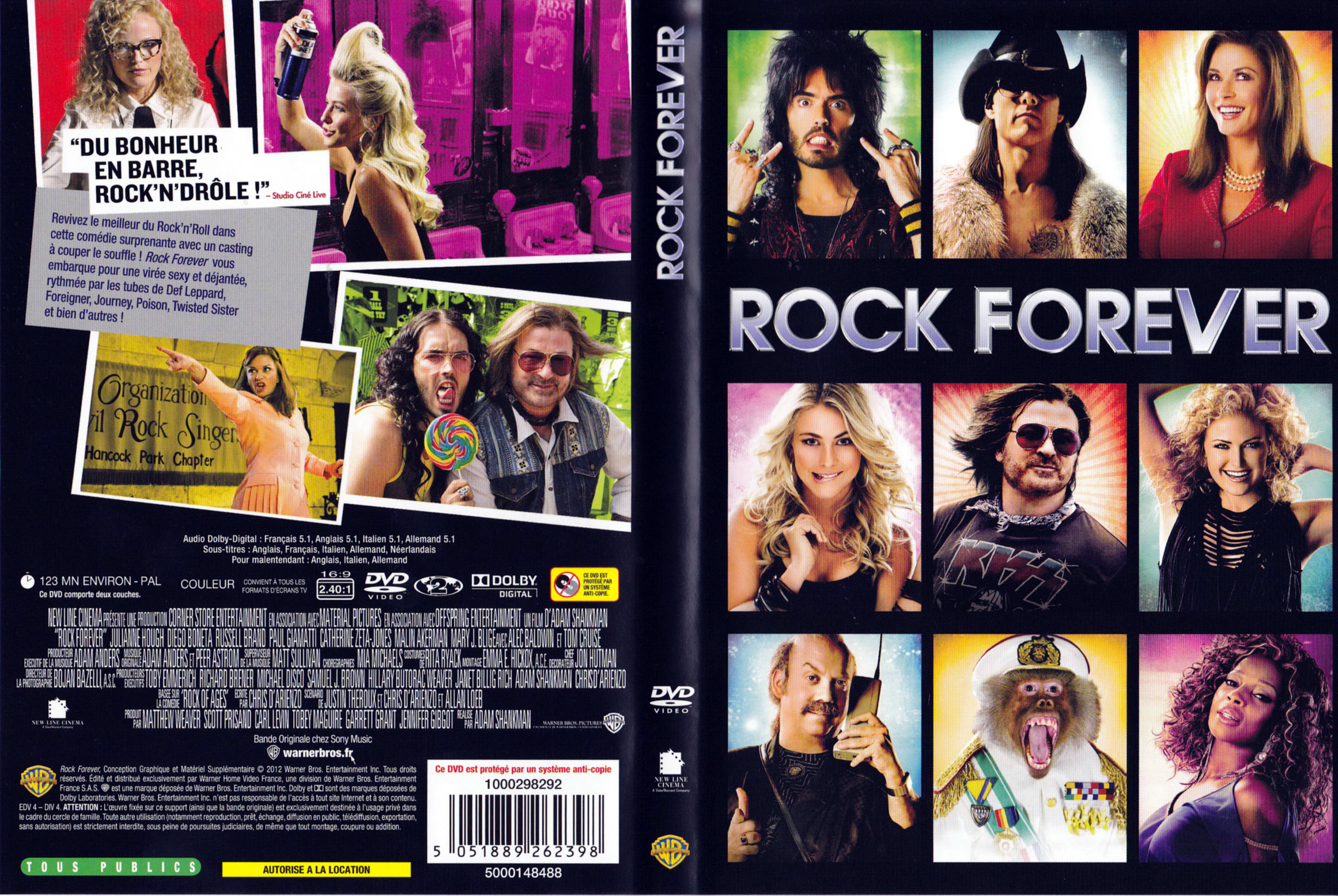 Jaquette DVD Rock forever