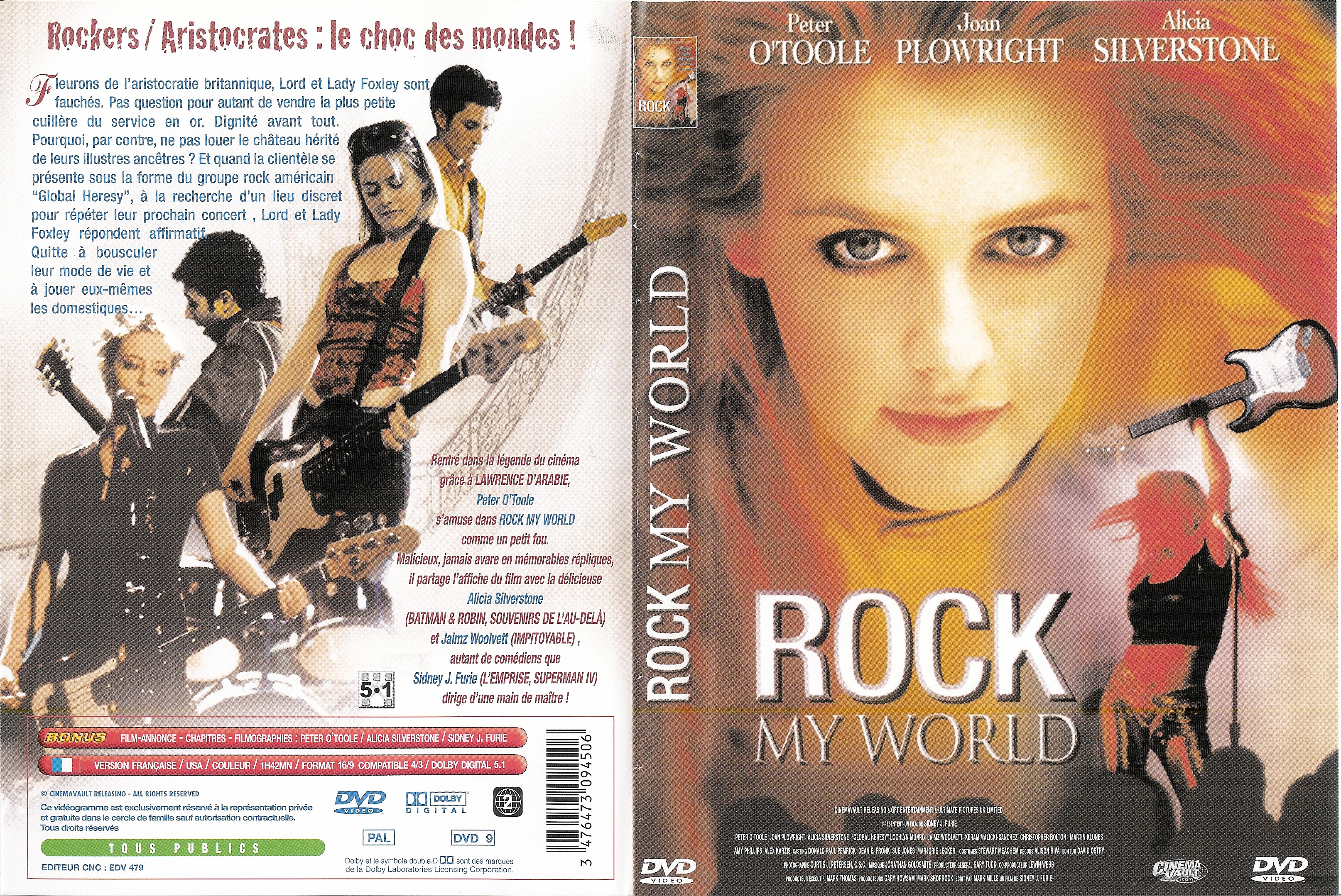 Jaquette DVD Rock my world