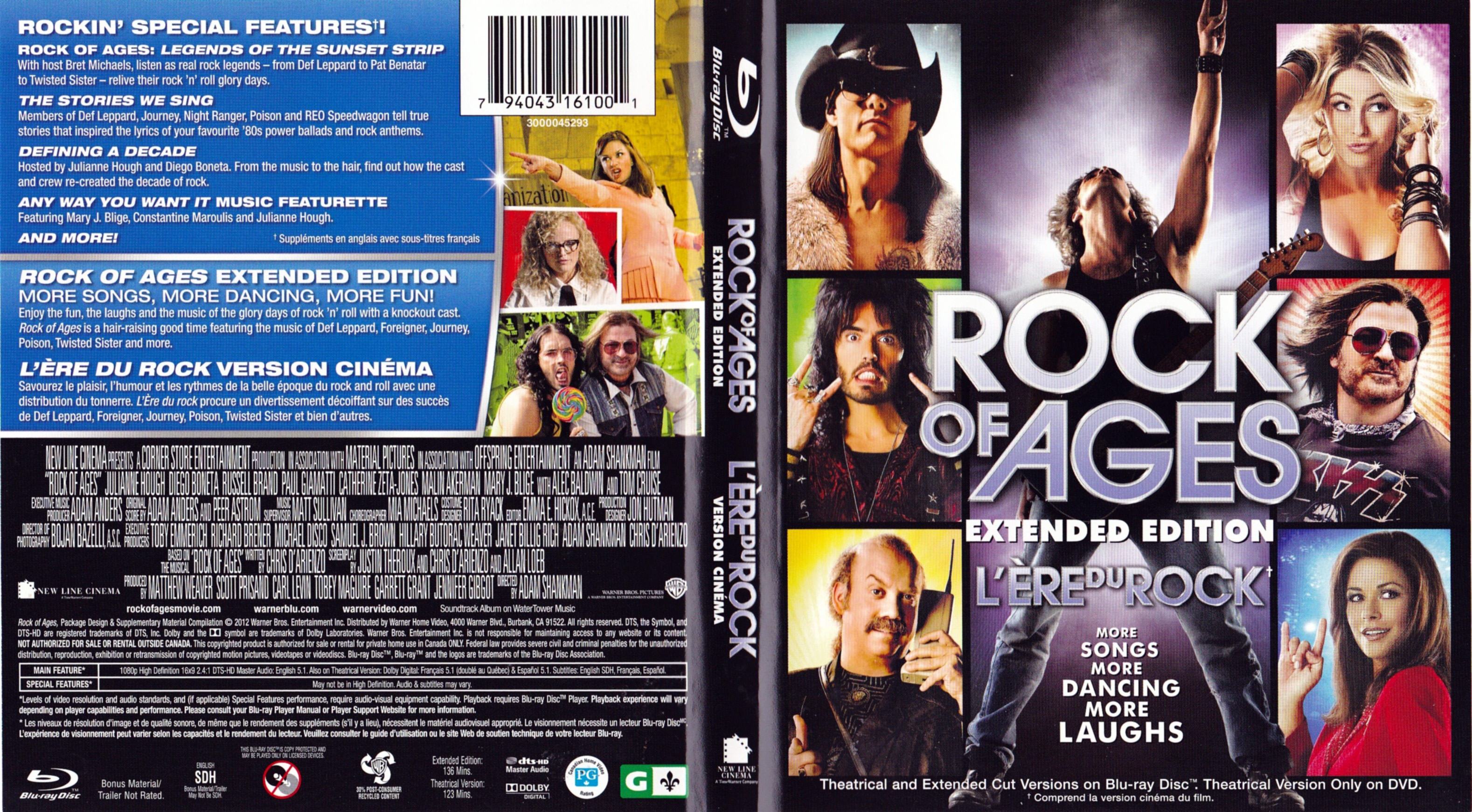 Jaquette DVD Rock of ages - L