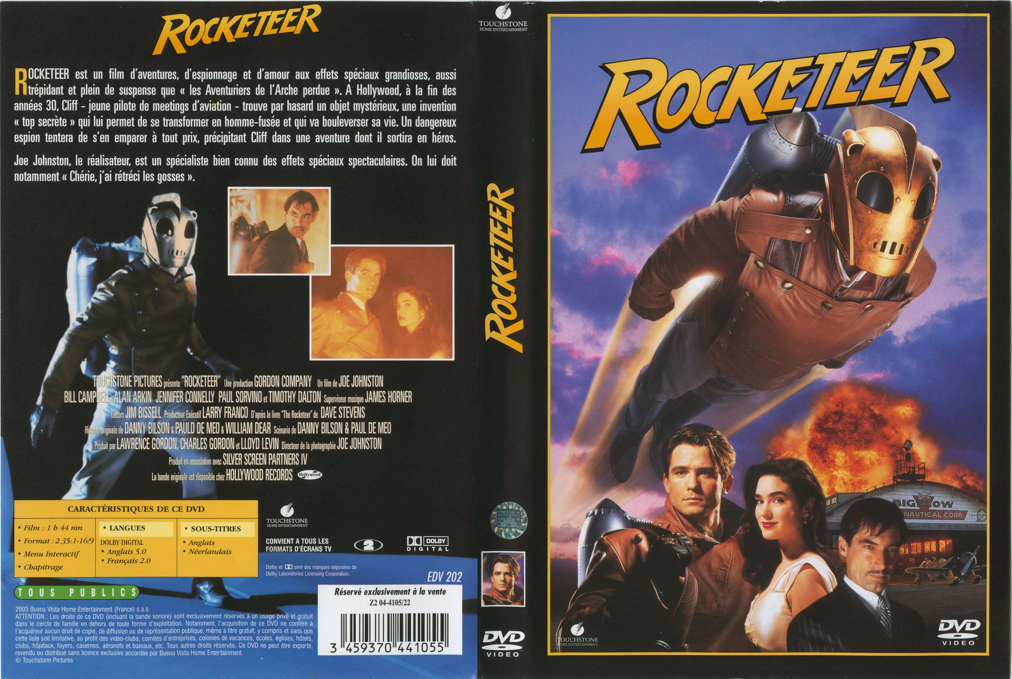 Jaquette DVD Rocketeer