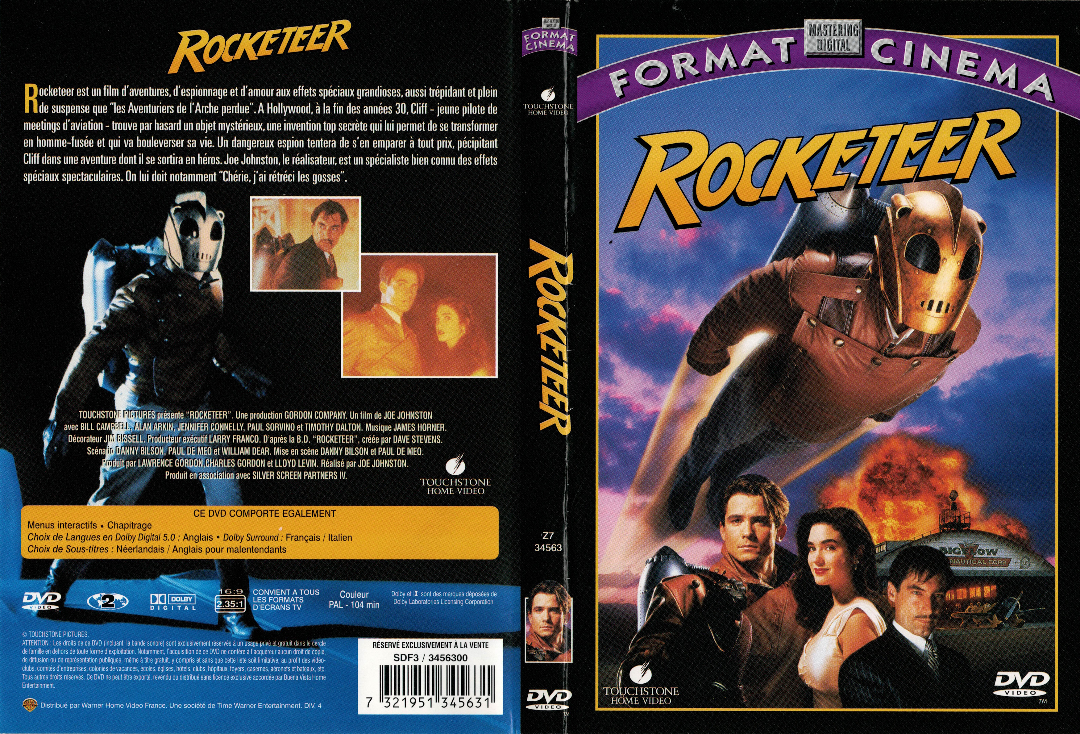 Jaquette DVD Rocketeer v2