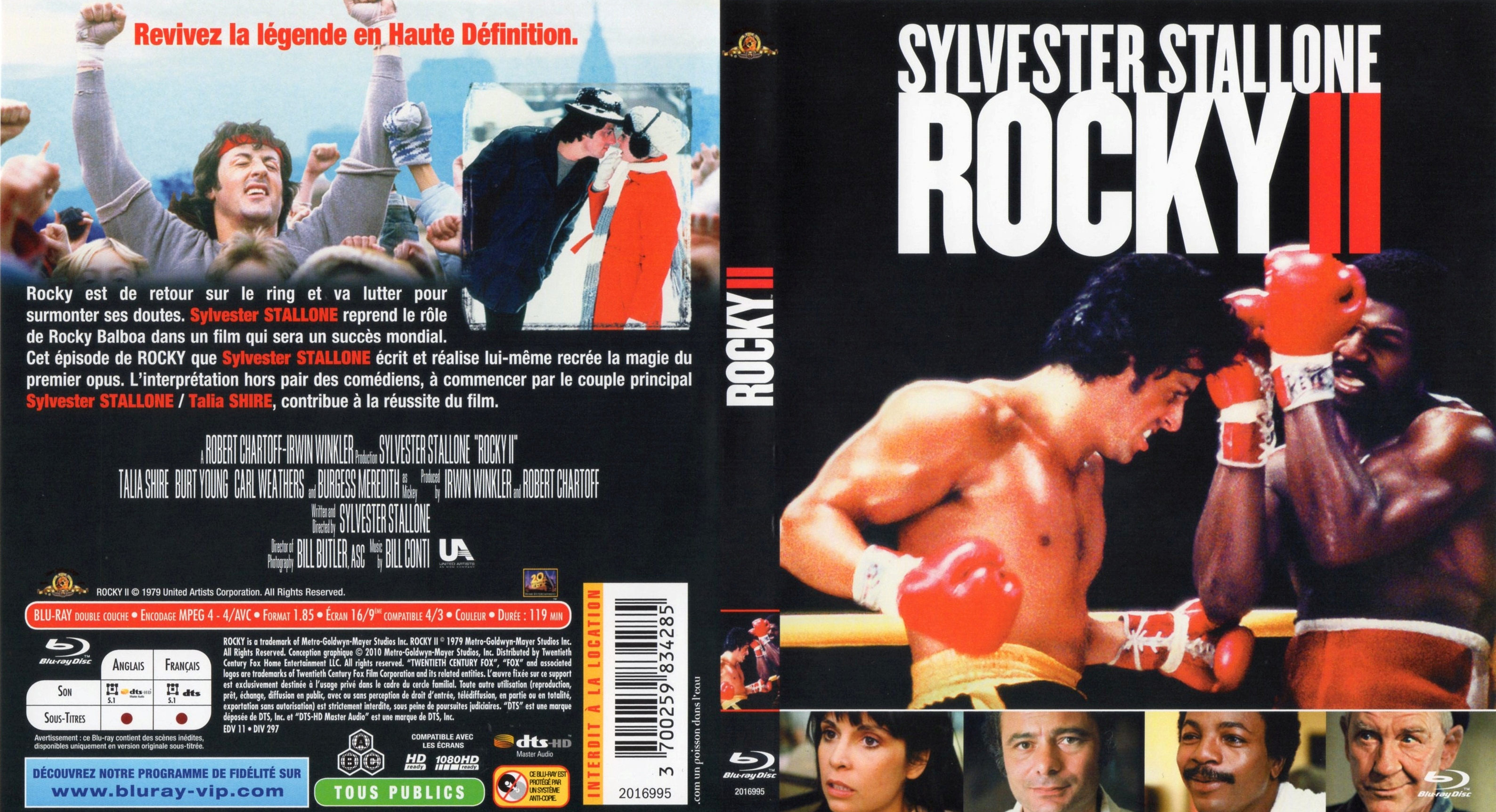 Jaquette DVD Rocky 2 (BLU-RAY)