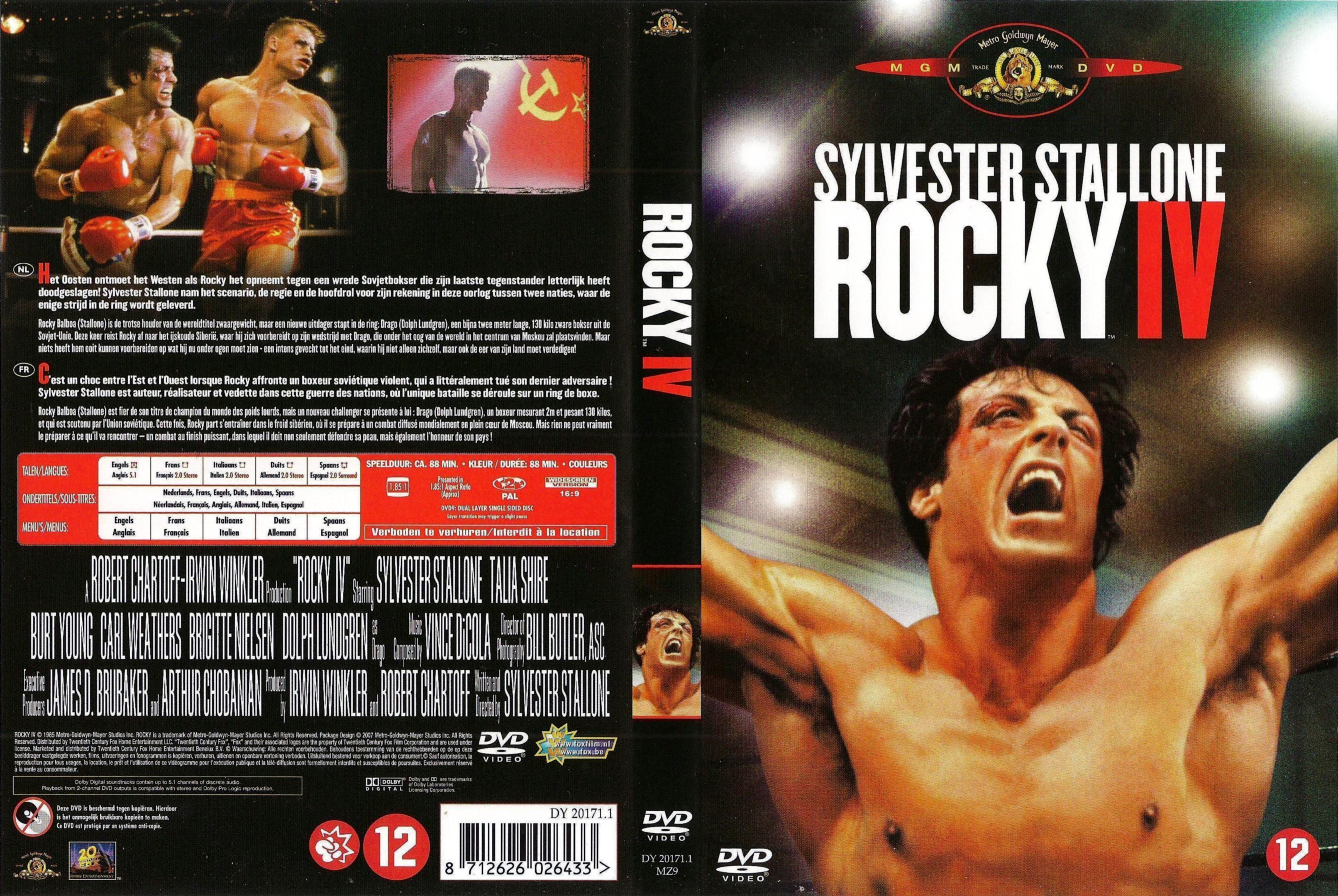 Jaquette DVD Rocky 4 v2
