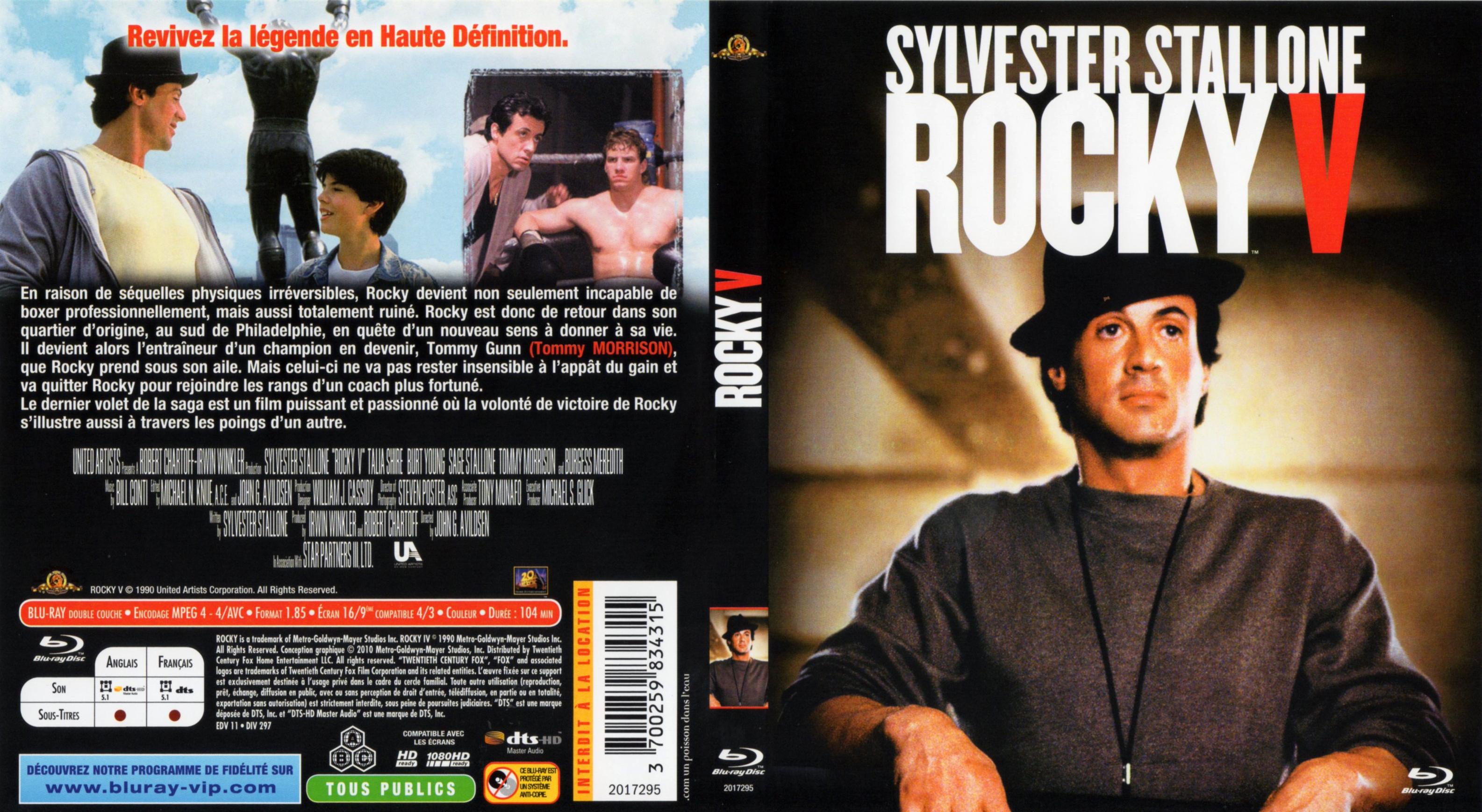Jaquette DVD Rocky 5 (BLU-RAY)