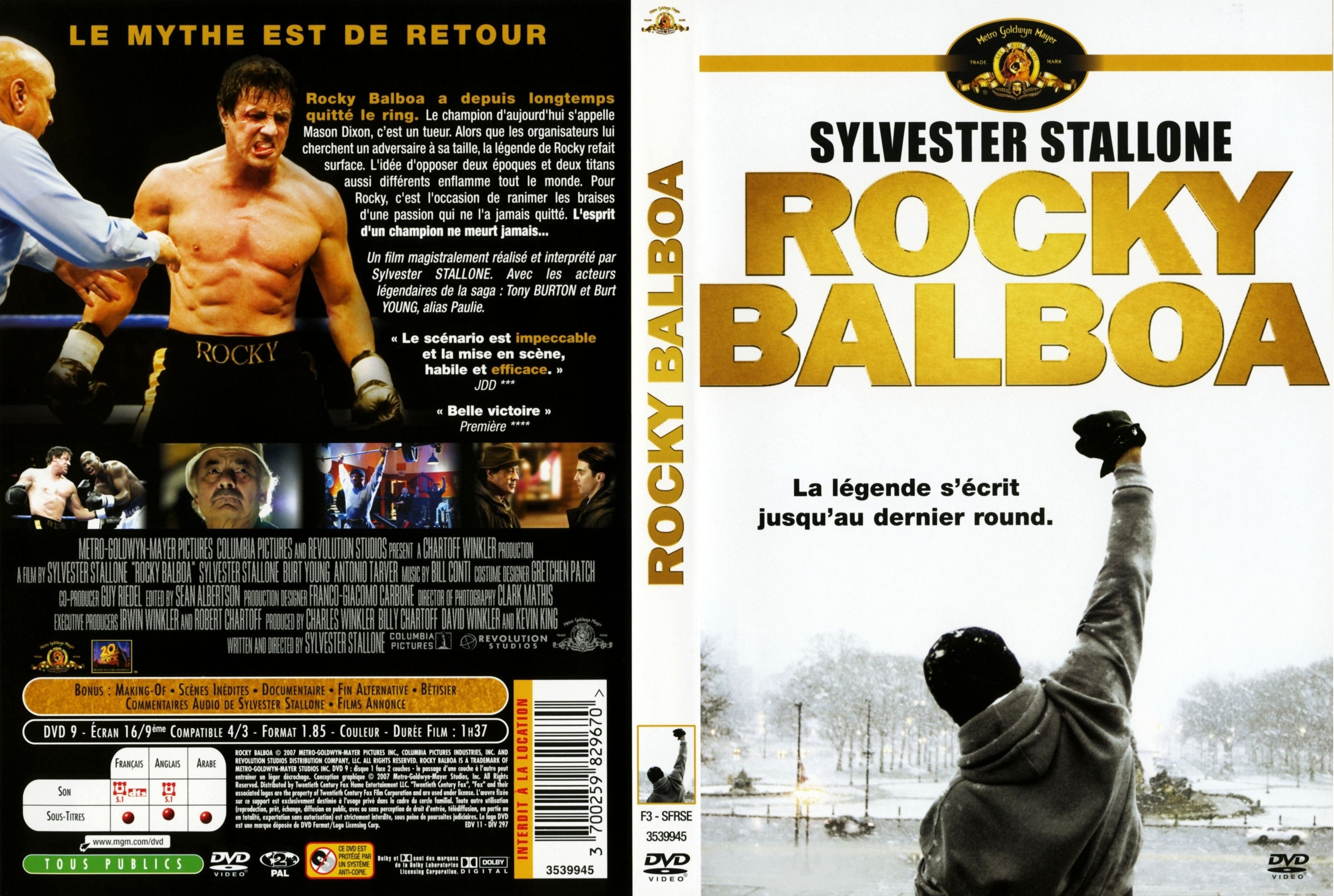 Jaquette DVD Rocky Balboa