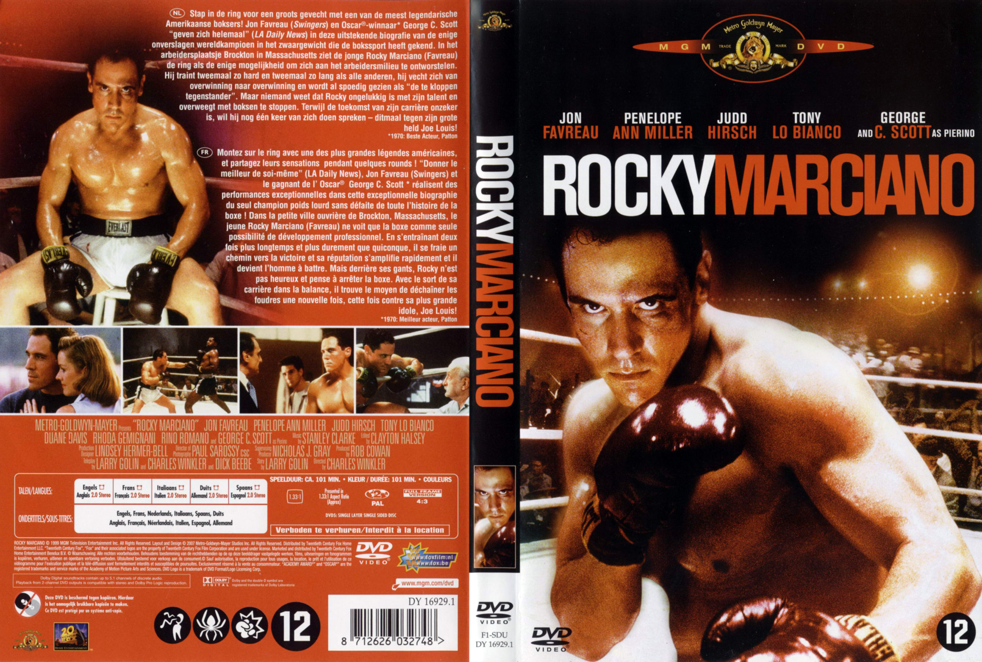 Jaquette DVD Rocky Marciano