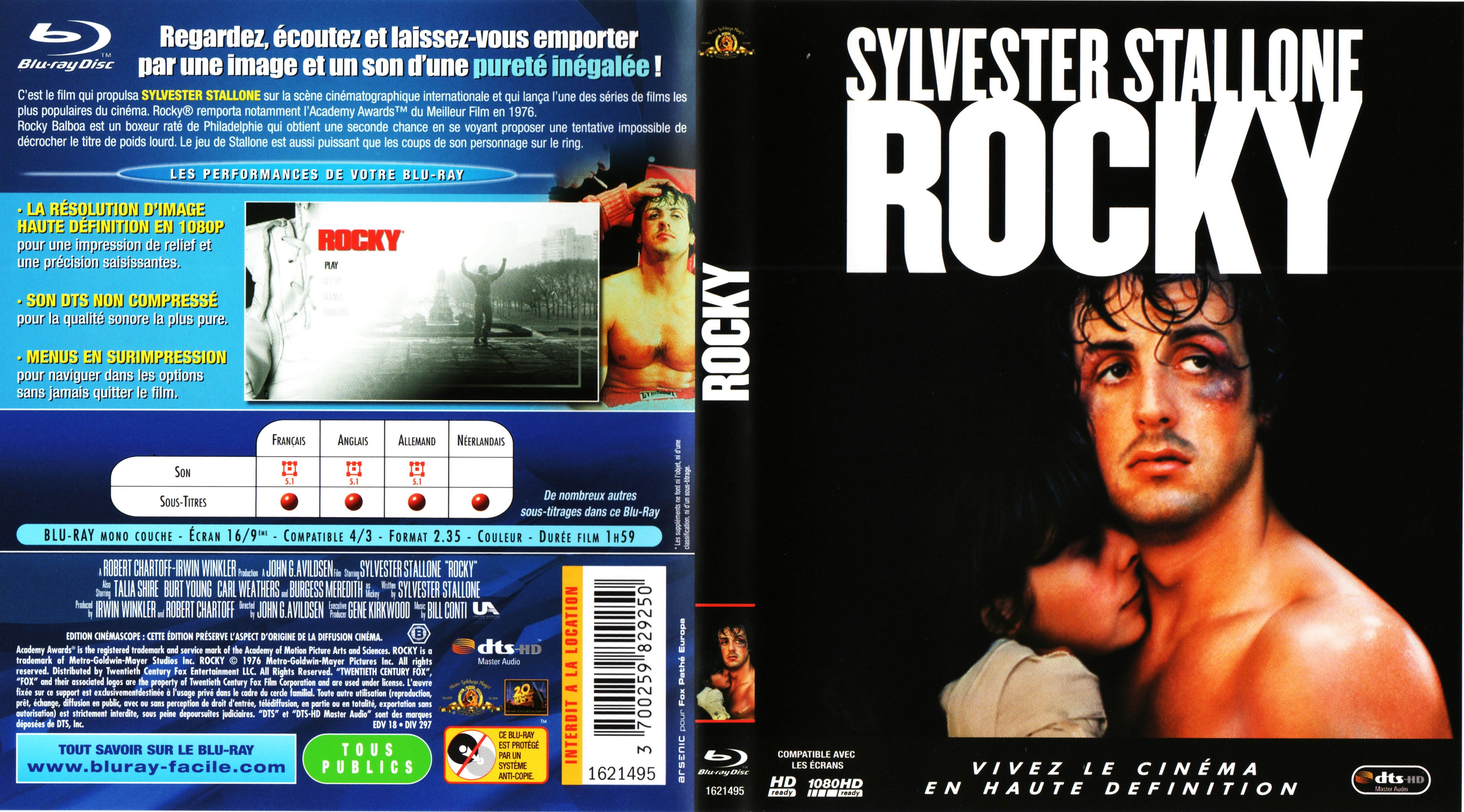 Jaquette DVD Rocky (BLU-RAY) v2