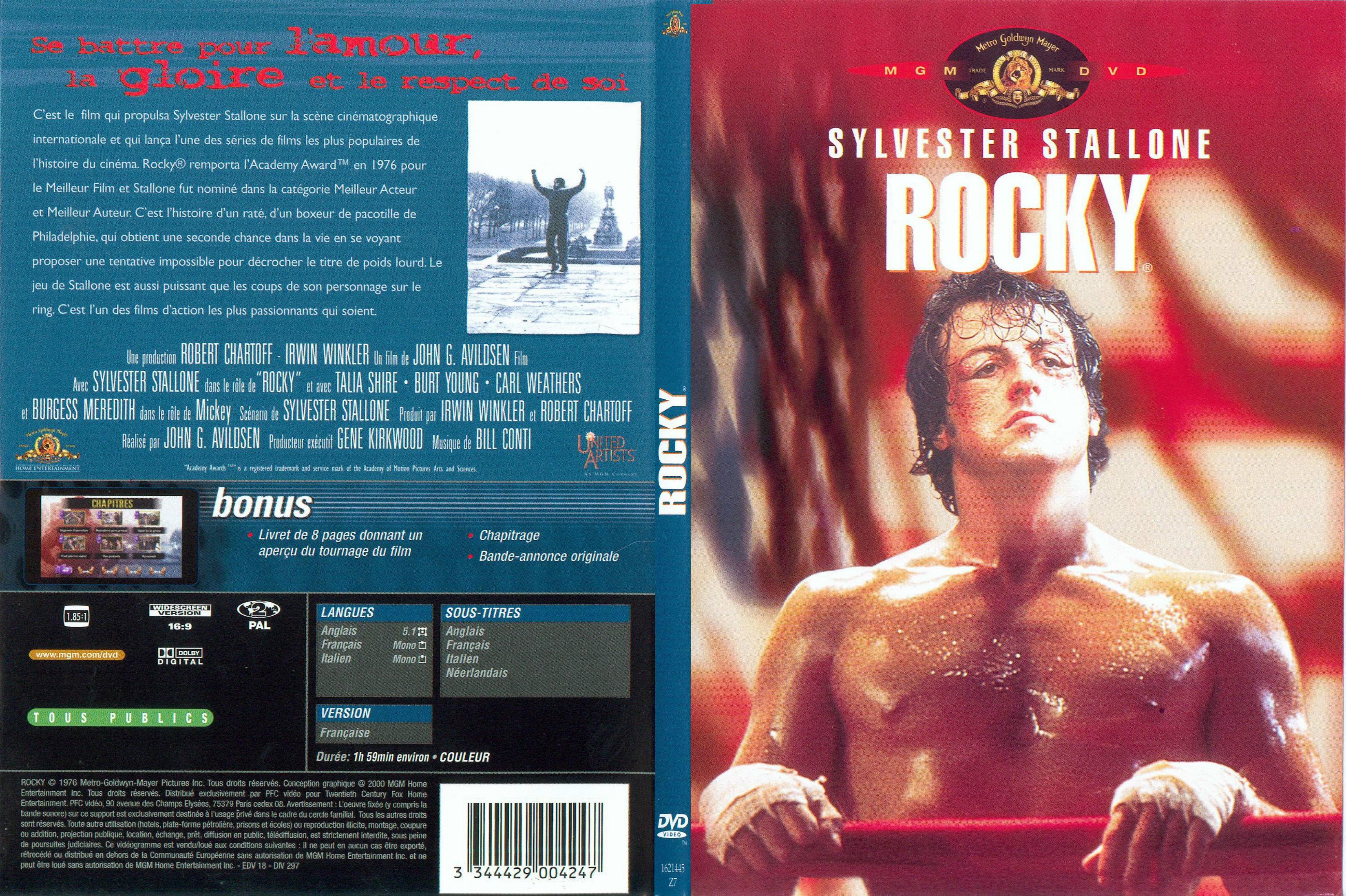 Jaquette DVD Rocky - SLIM