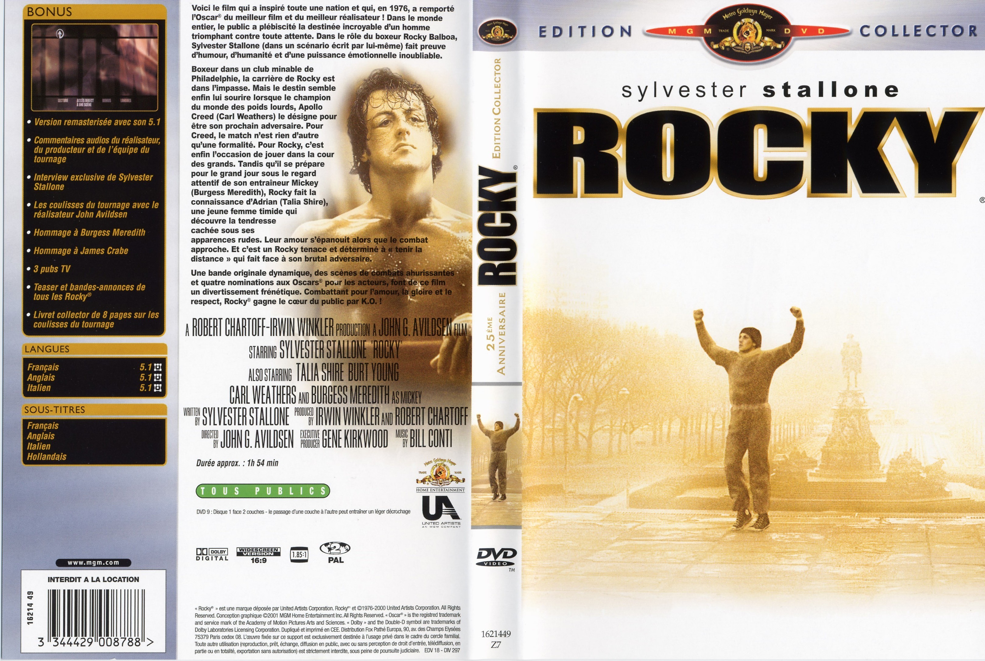 Jaquette DVD Rocky v2