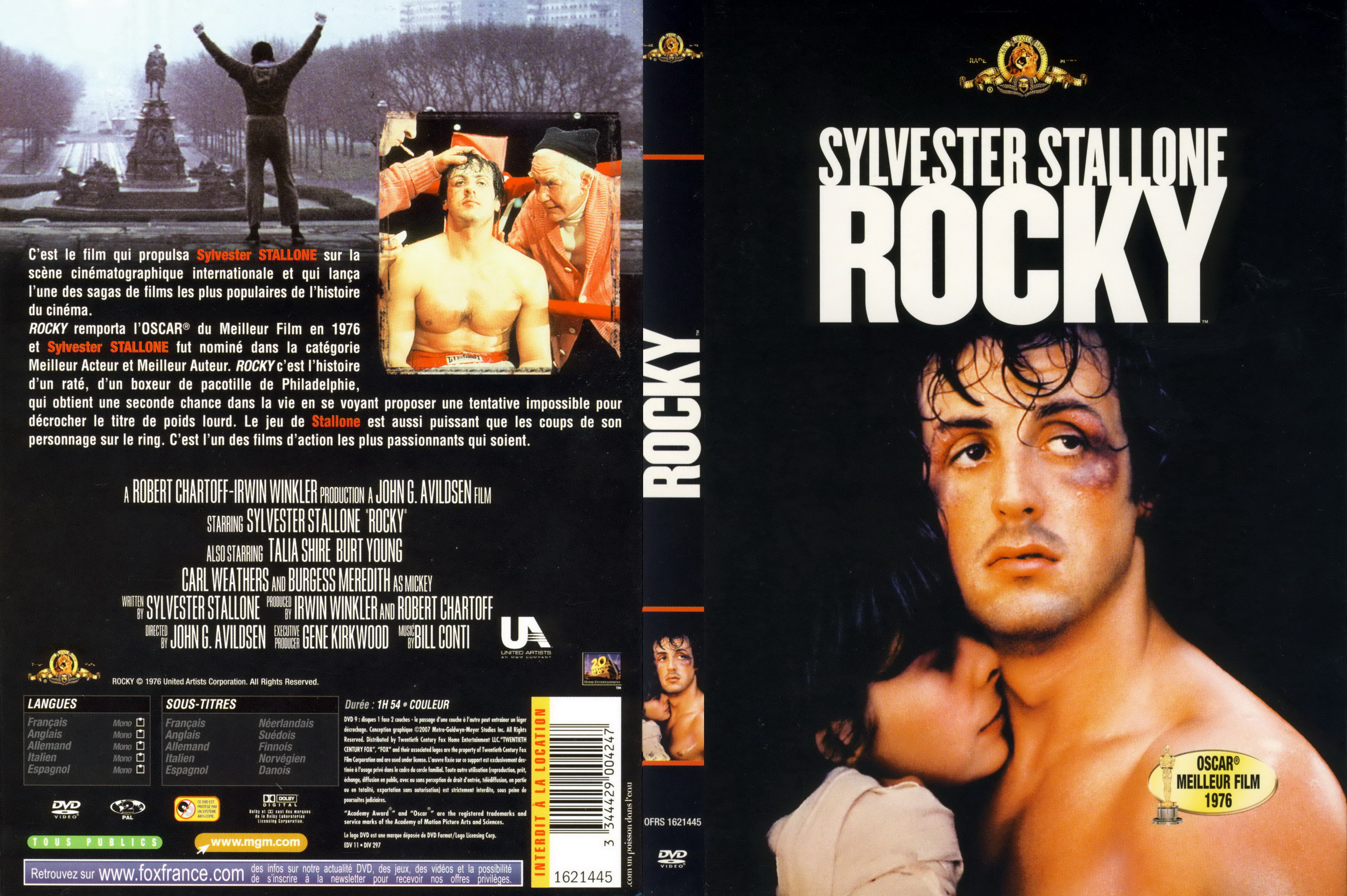 Jaquette DVD Rocky v4