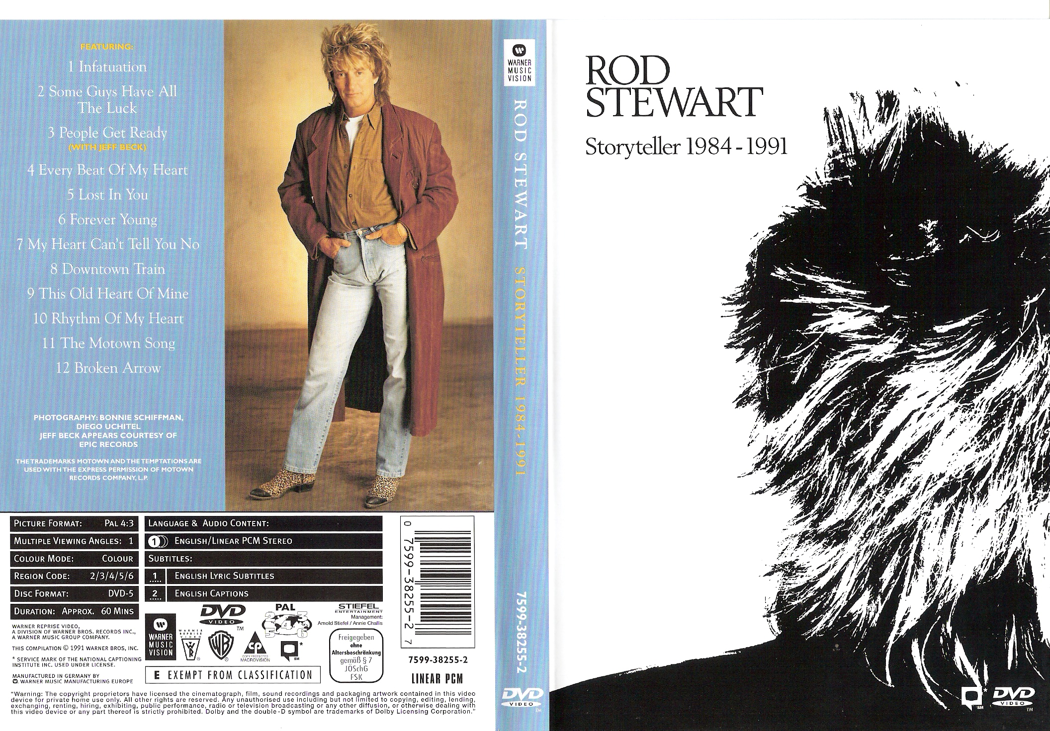 Jaquette DVD Rod Stewart - Storyteller 1984-1991
