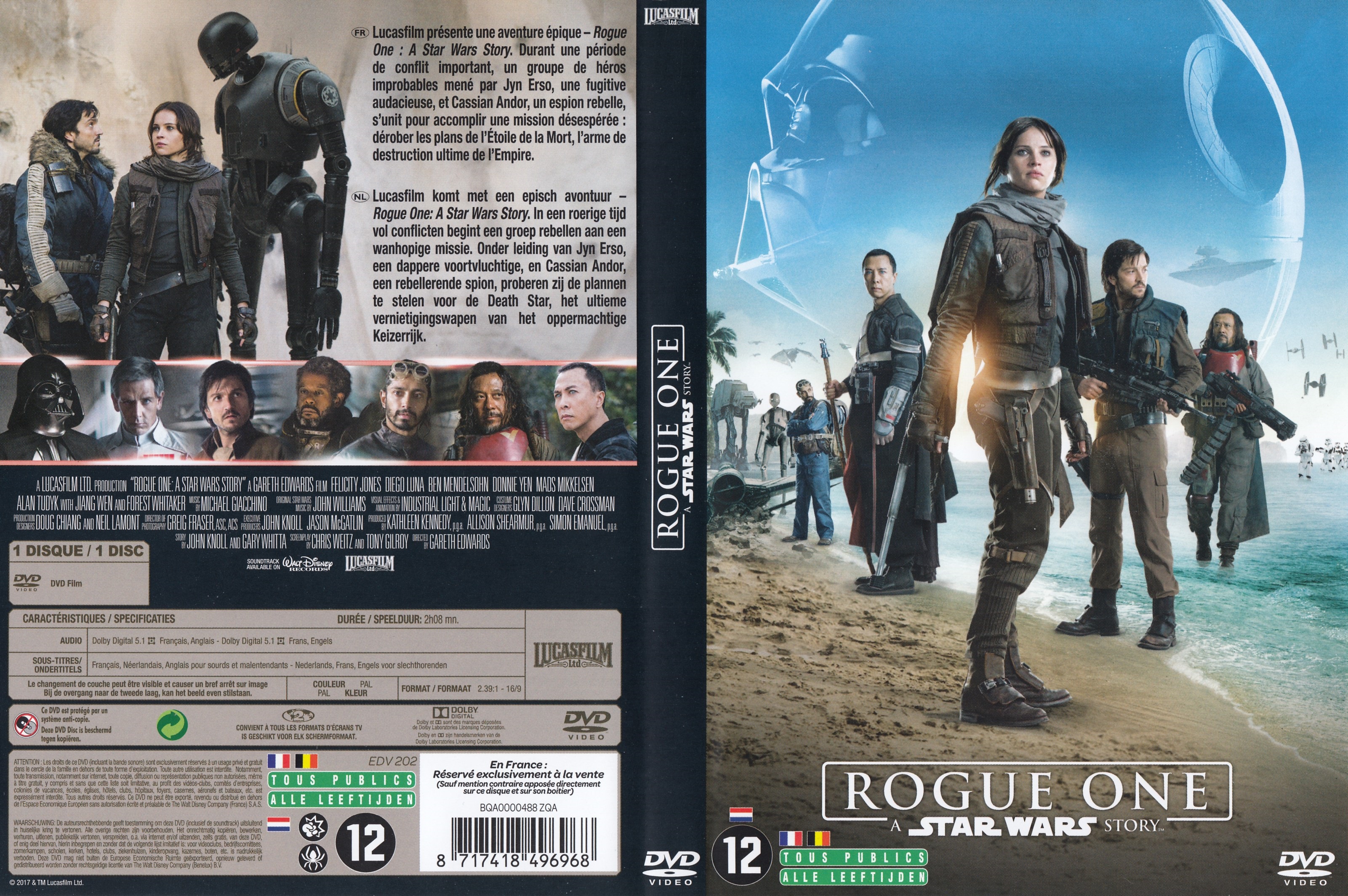 Jaquette DVD Rogue One: A Star Wars Story