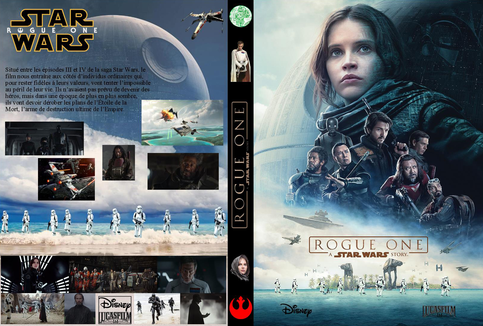 Jaquette DVD Rogue One: A Star Wars Story custom v2