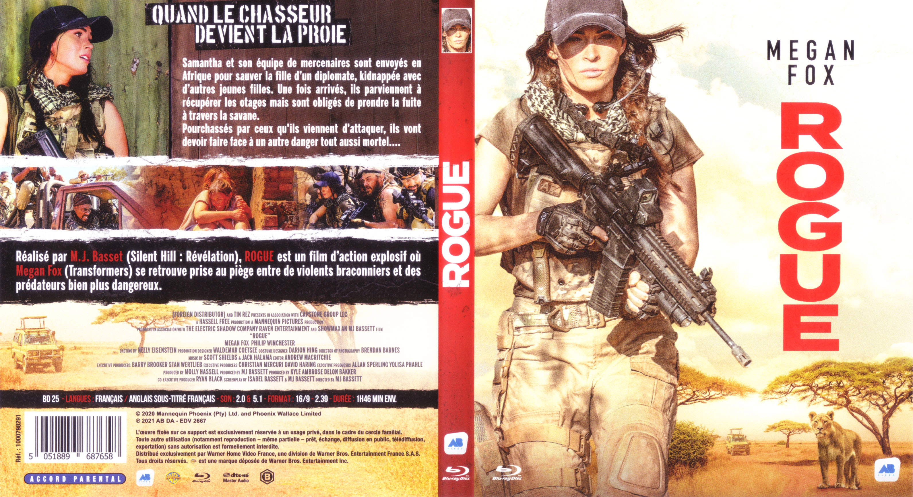 Jaquette DVD Rogue (2020) (BLU-RAY)