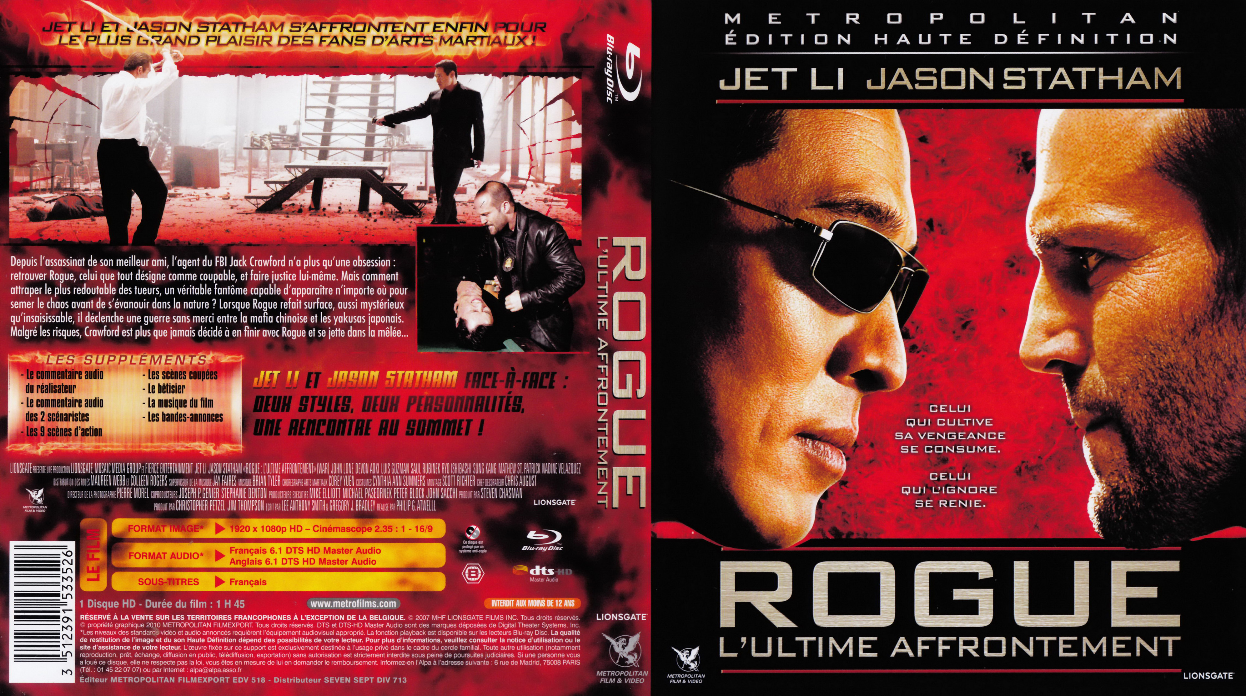 Jaquette DVD Rogue (BLU-RAY)