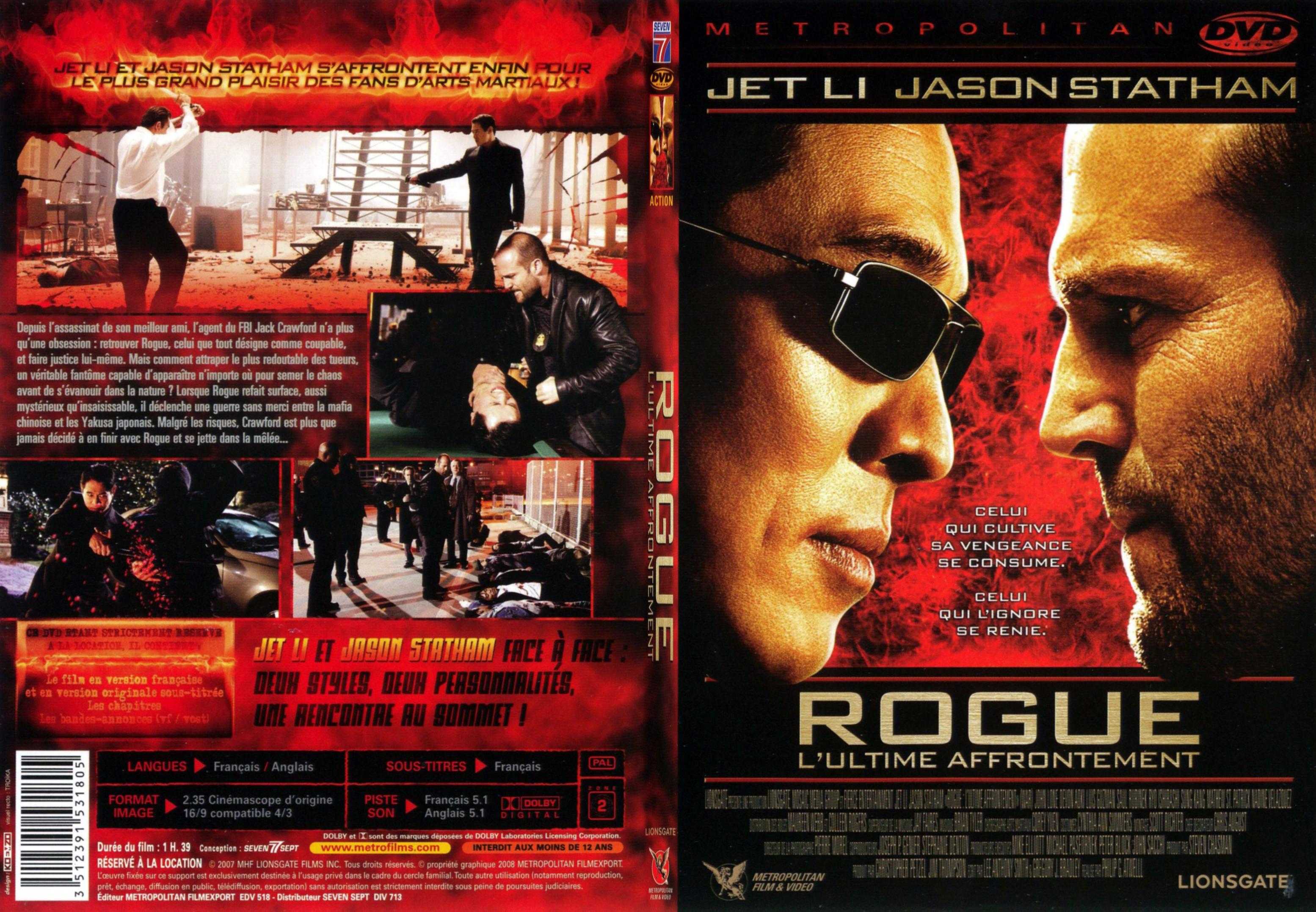 Jaquette DVD Rogue - SLIM