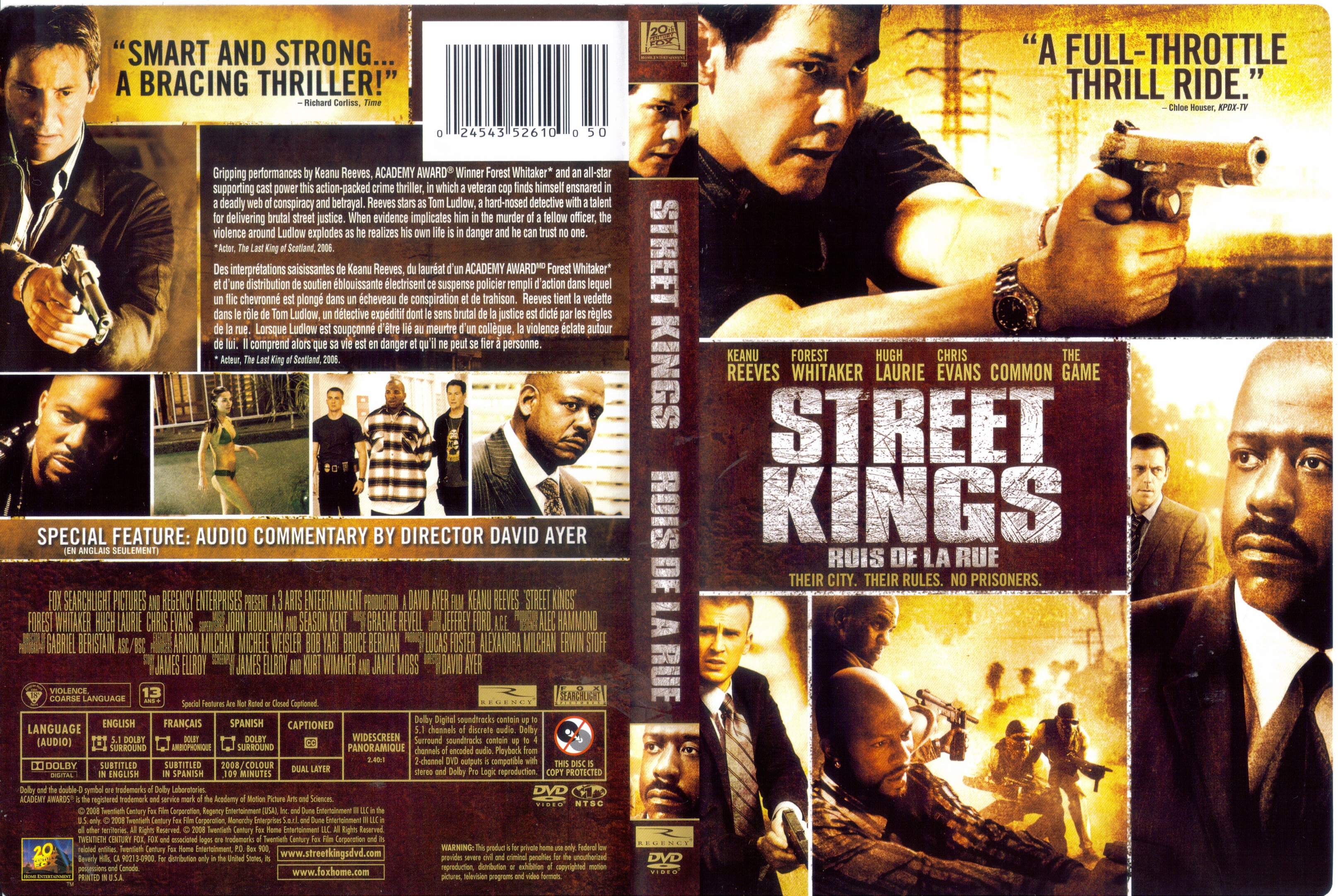 Jaquette DVD Roi de la rue - Street kings