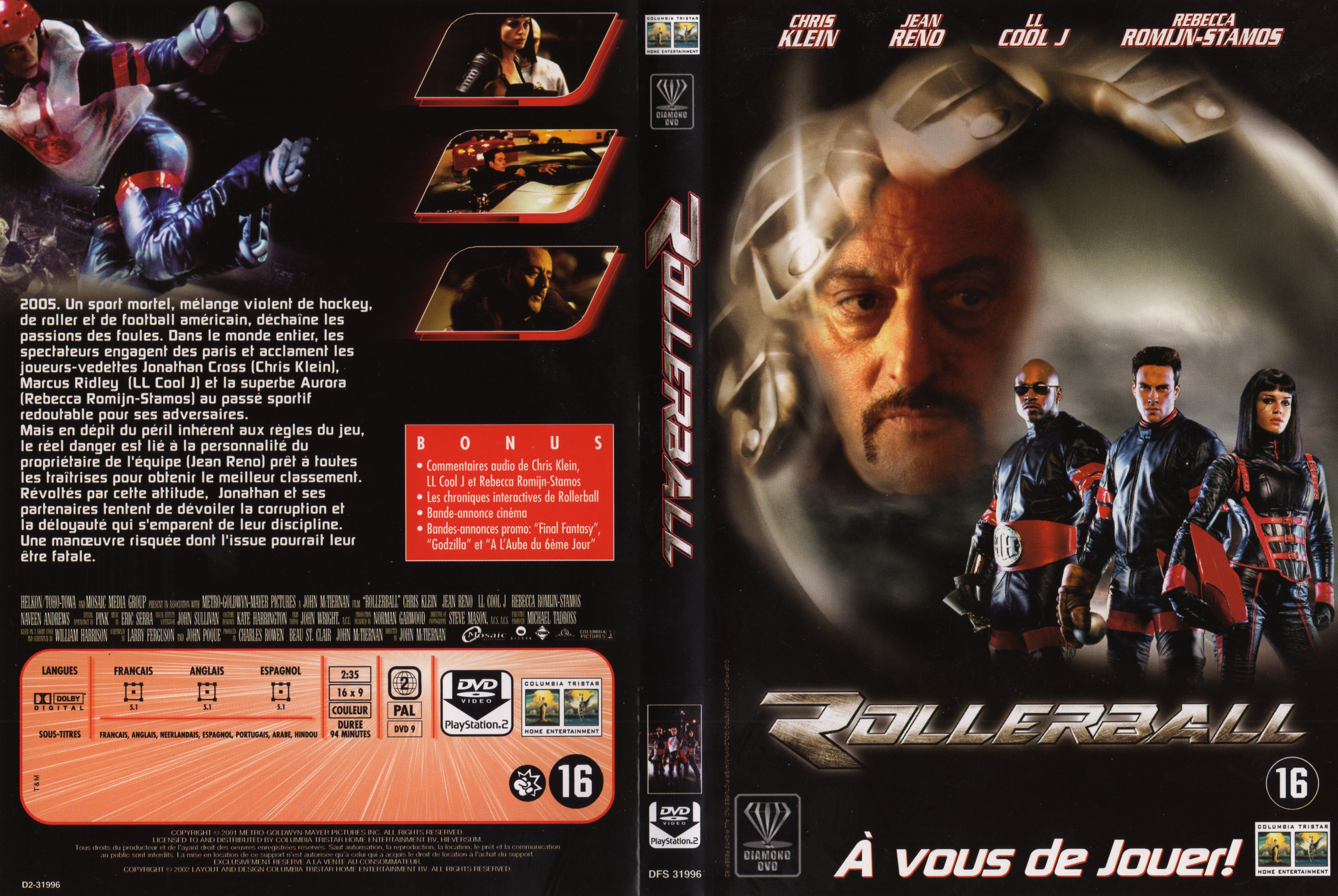 Jaquette DVD Rollerball 2002 v2