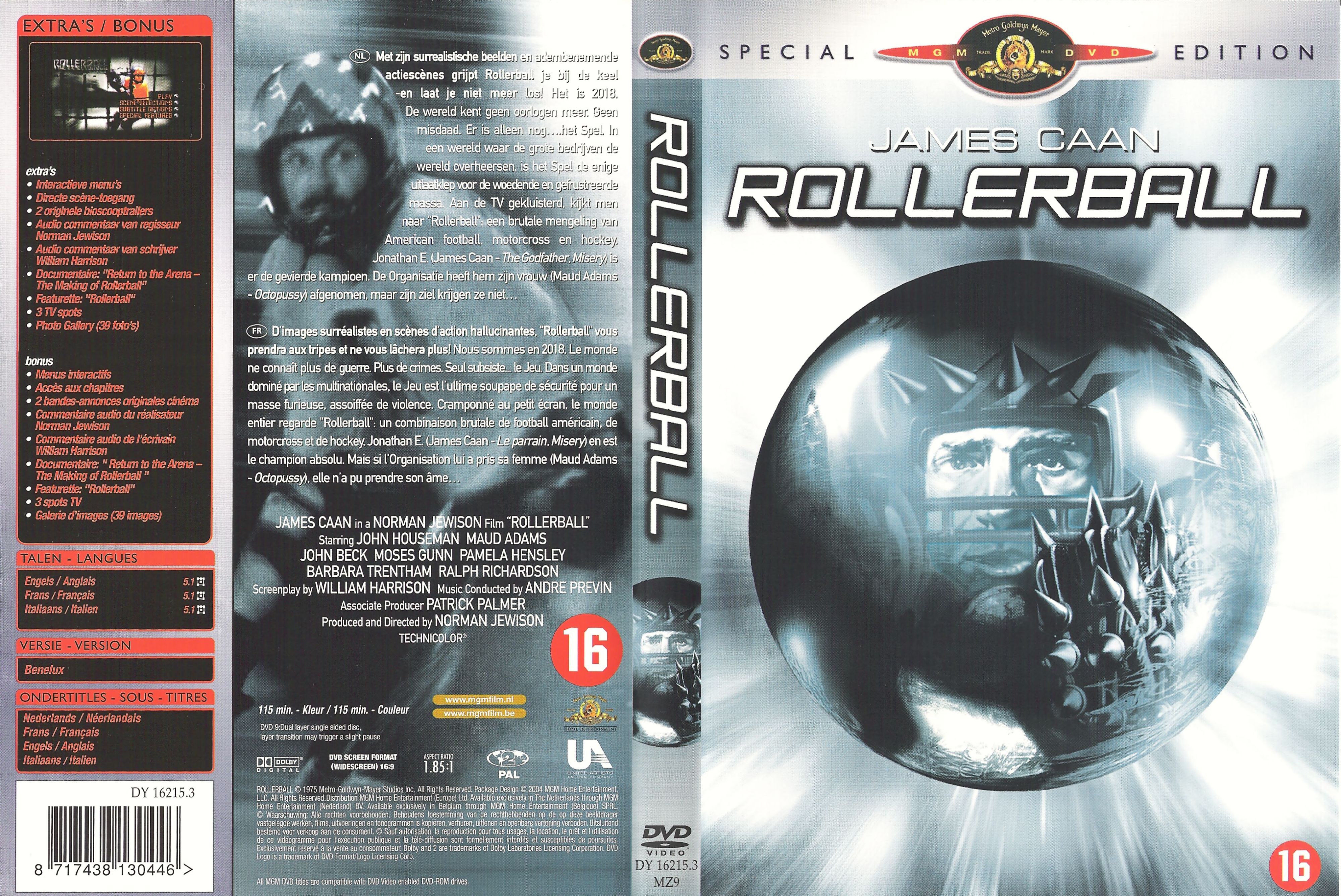 Jaquette DVD Rollerball v2