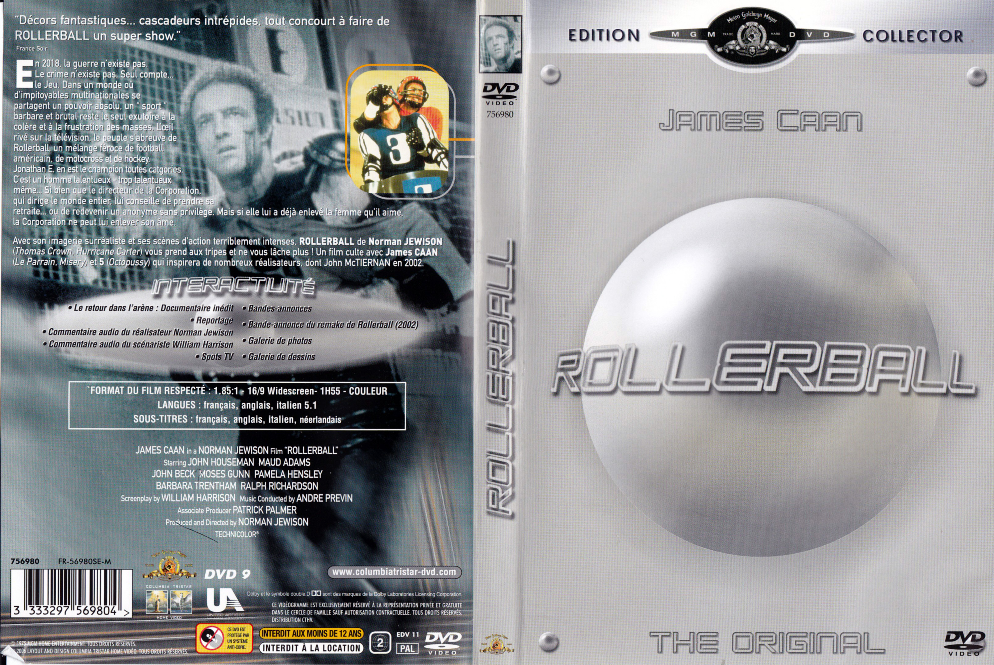 Jaquette DVD Rollerball v3