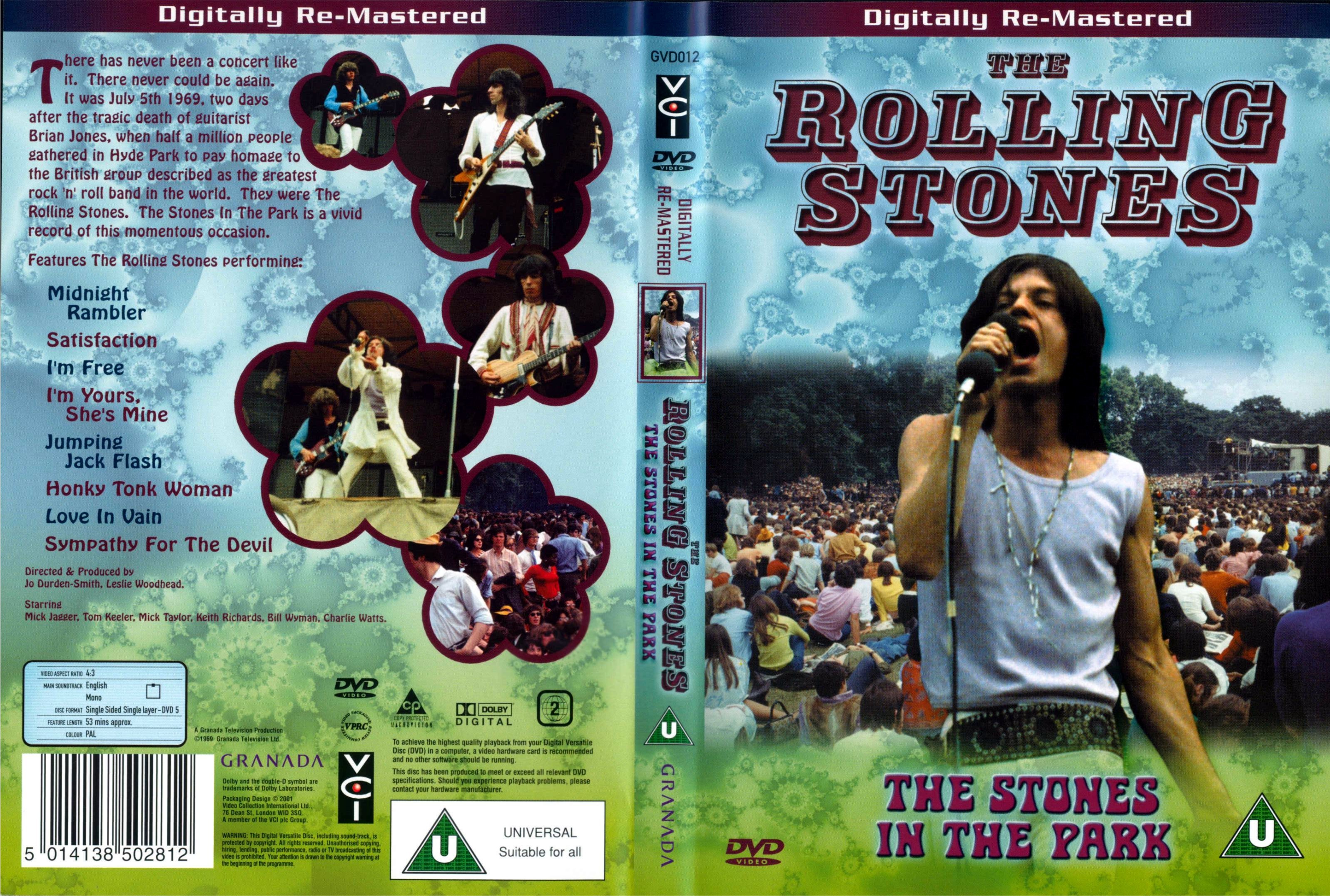 Jaquette DVD Rolling Stones The stones in the park