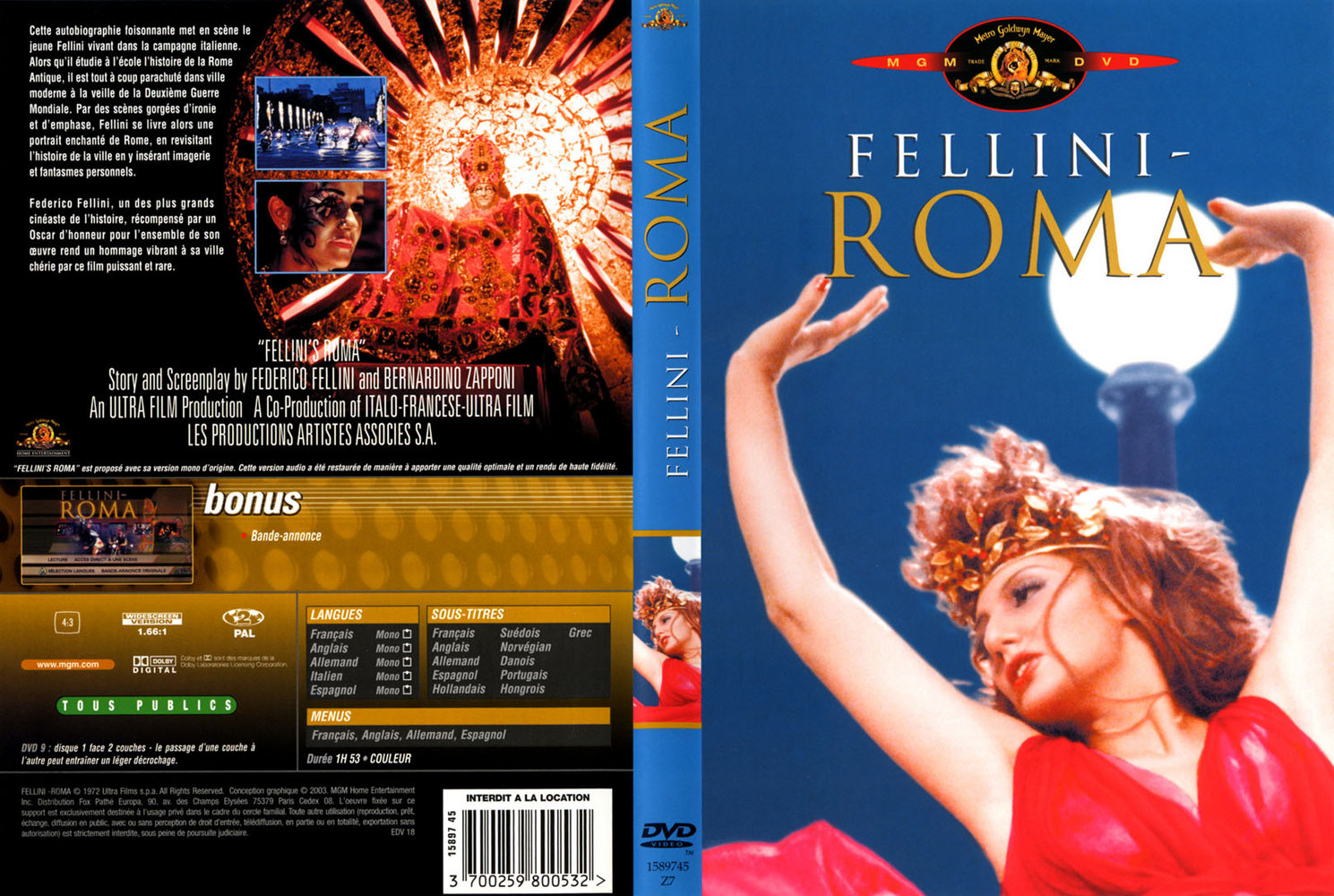 Jaquette DVD Roma