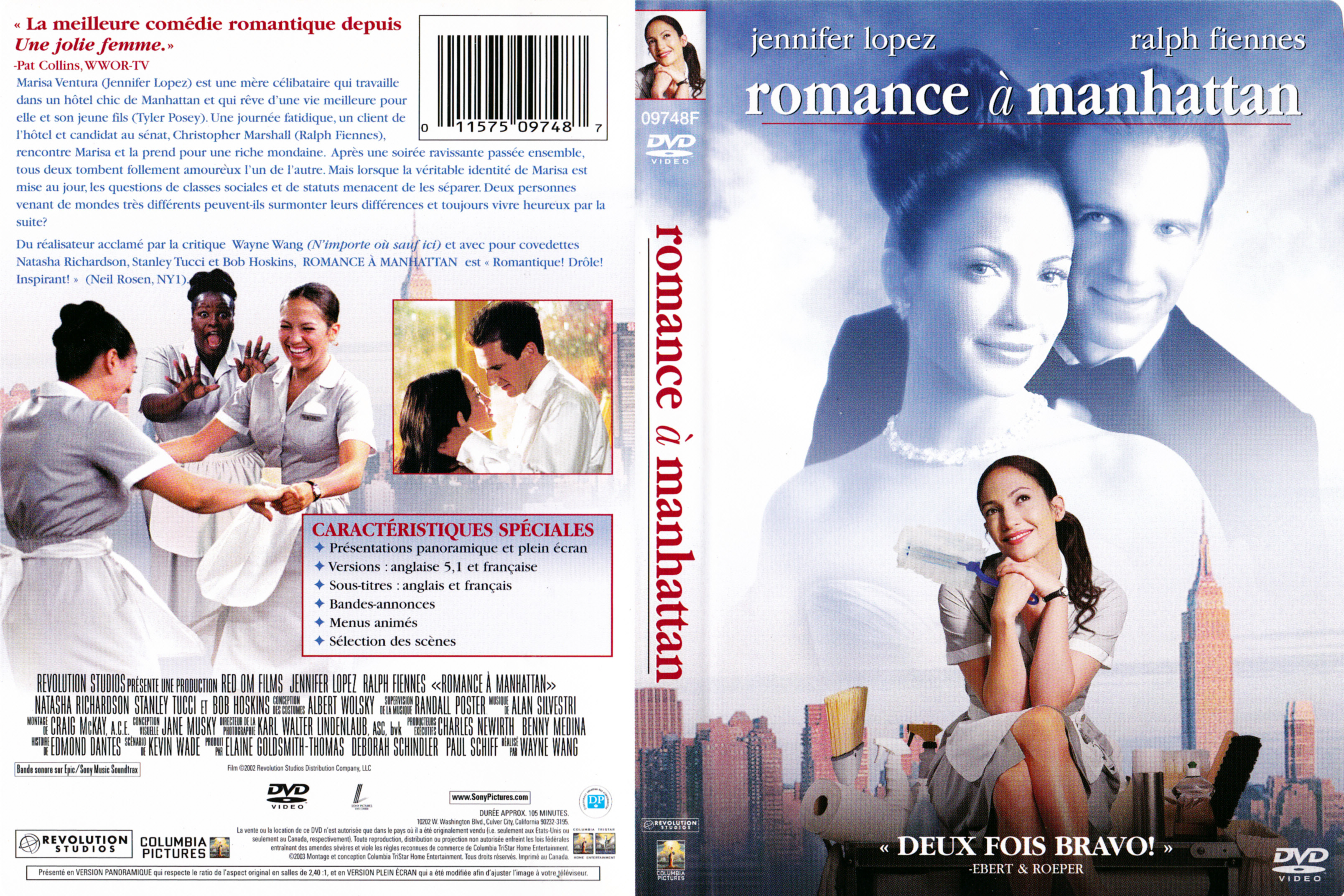 Jaquette DVD Romance  Manhattan (Canadienne)