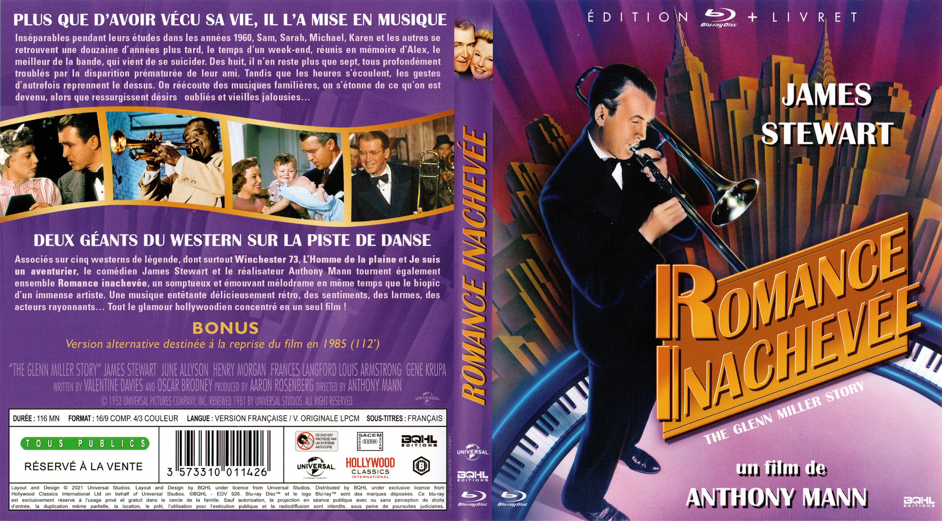 Jaquette DVD Romance inacheve (BLU-RAY)