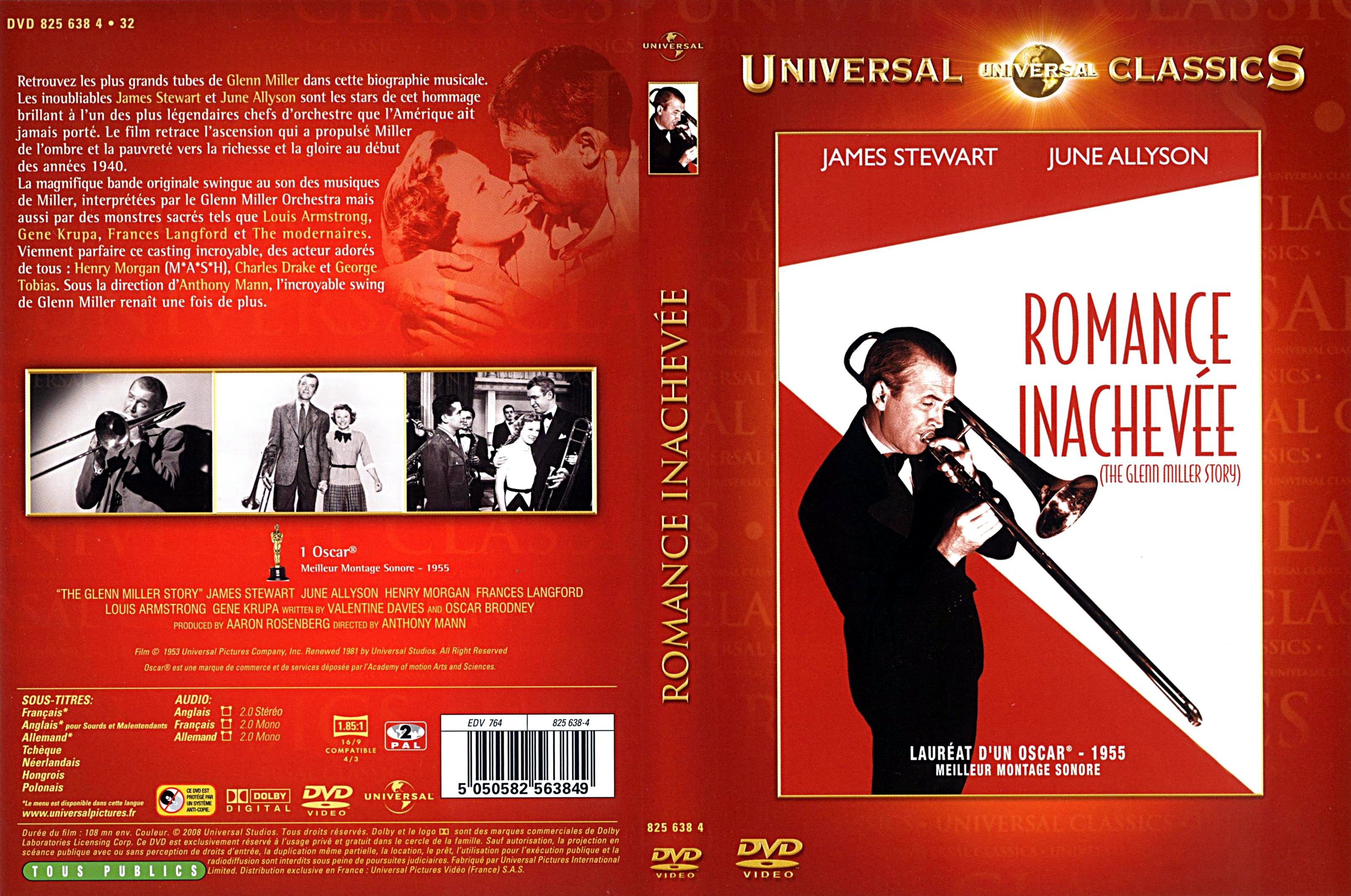 Jaquette DVD Romance inacheve v2