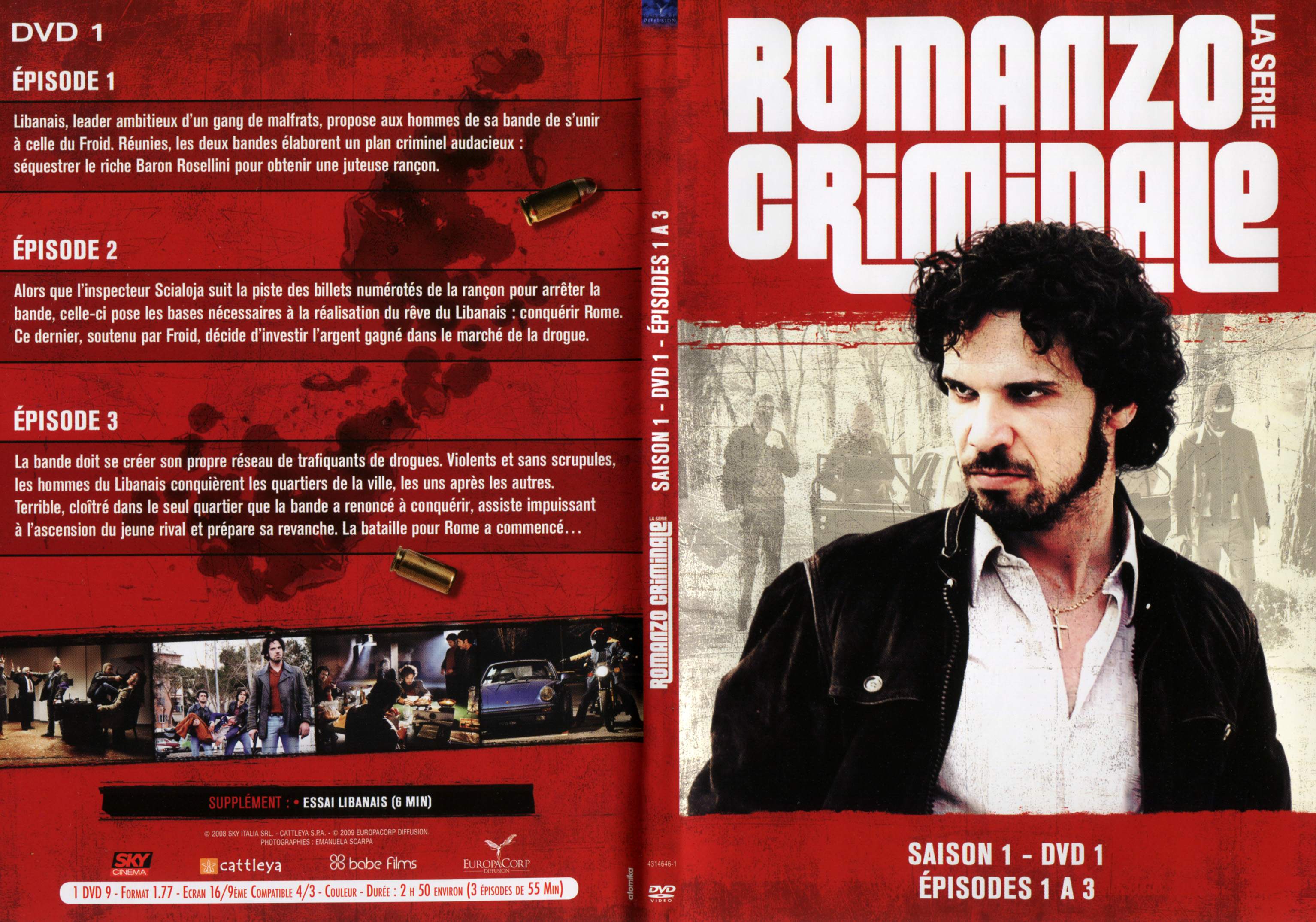 Jaquette DVD Romanzo criminale Saison 1 DVD 1