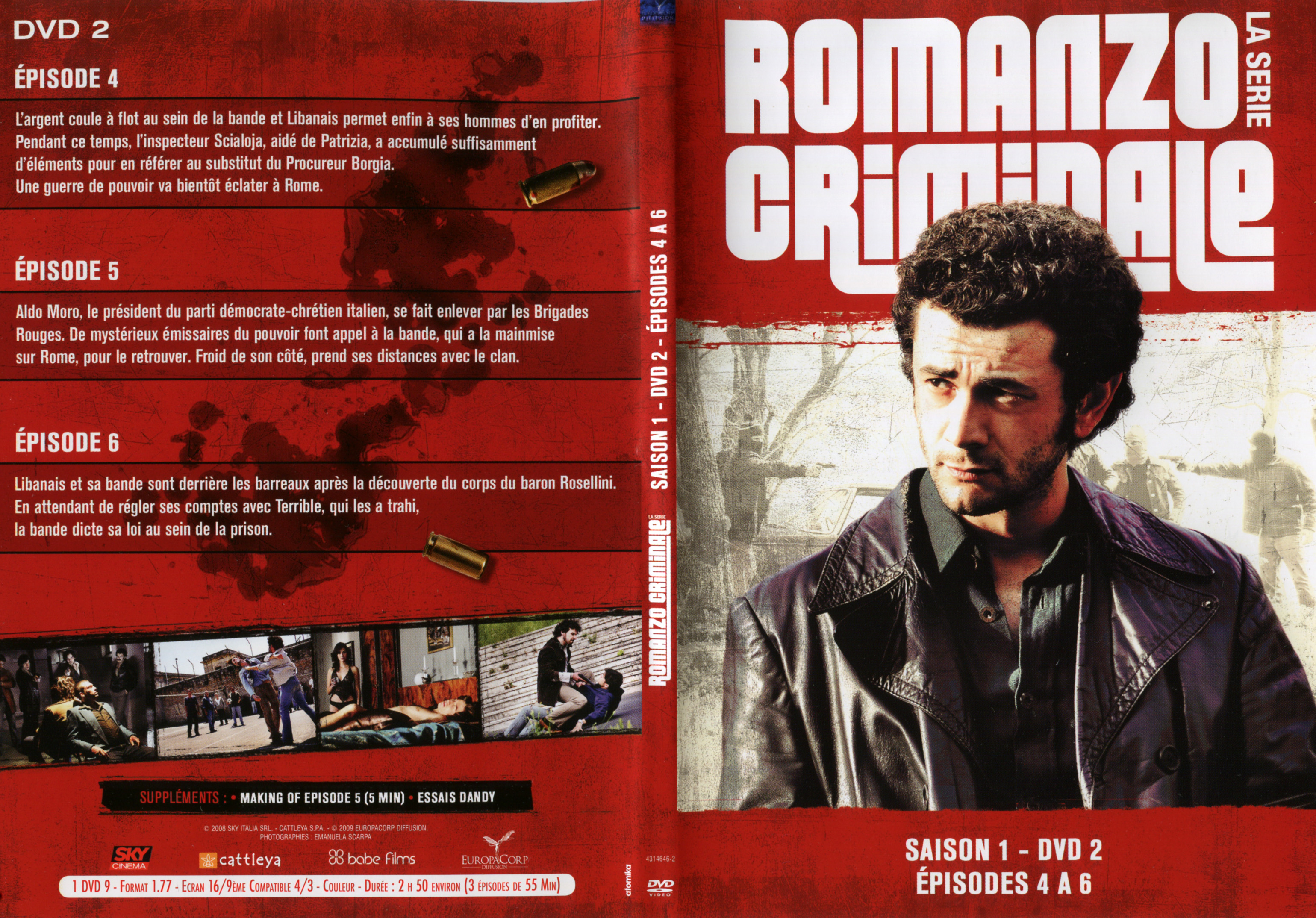Jaquette DVD Romanzo criminale Saison 1 DVD 2