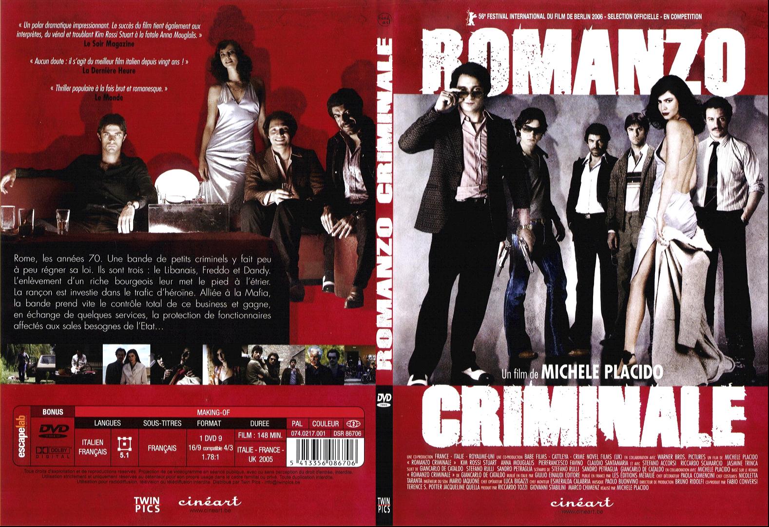 Jaquette DVD Romanzo criminale - SLIM