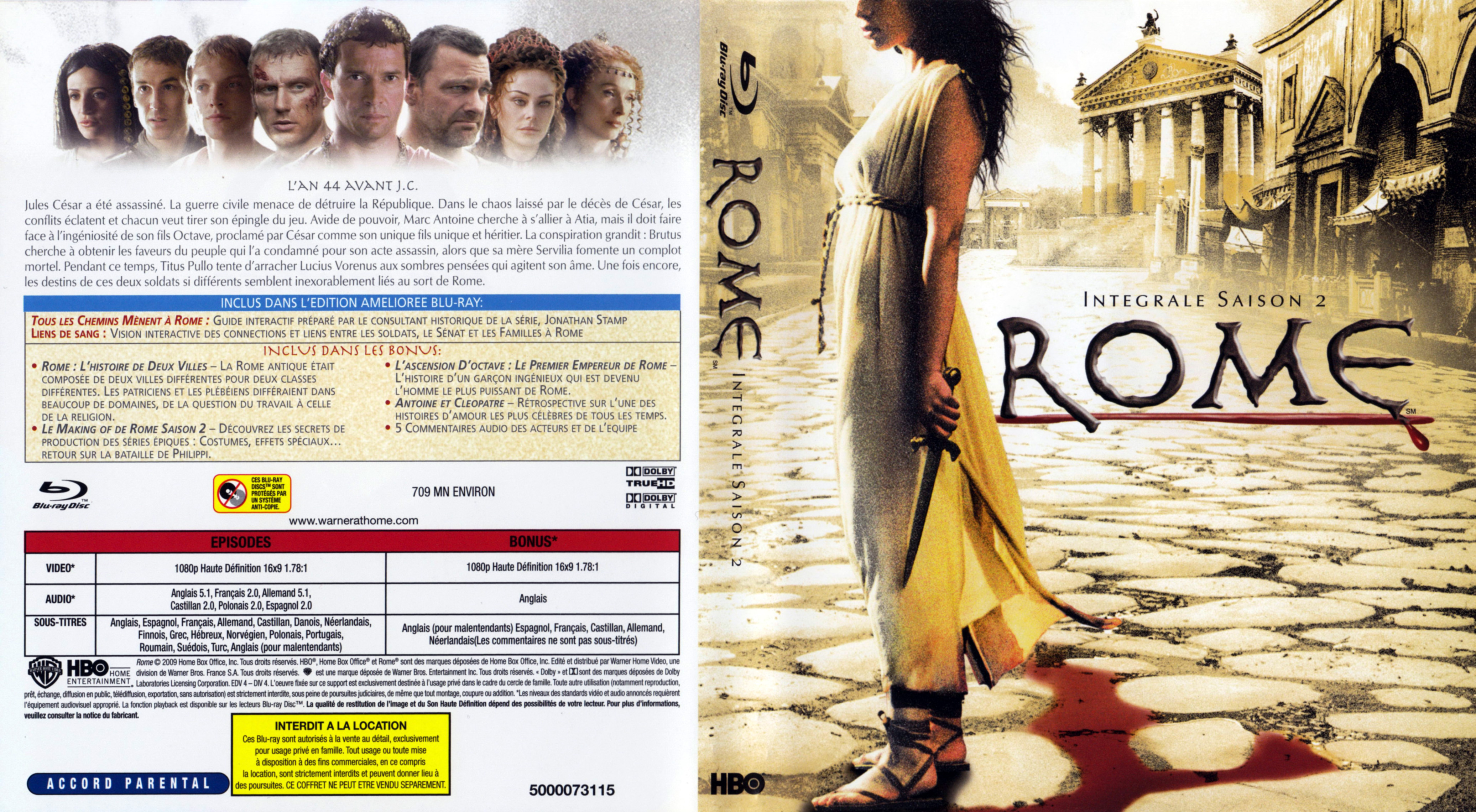 Jaquette DVD Rome Saison 2 (BLU-RAY)
