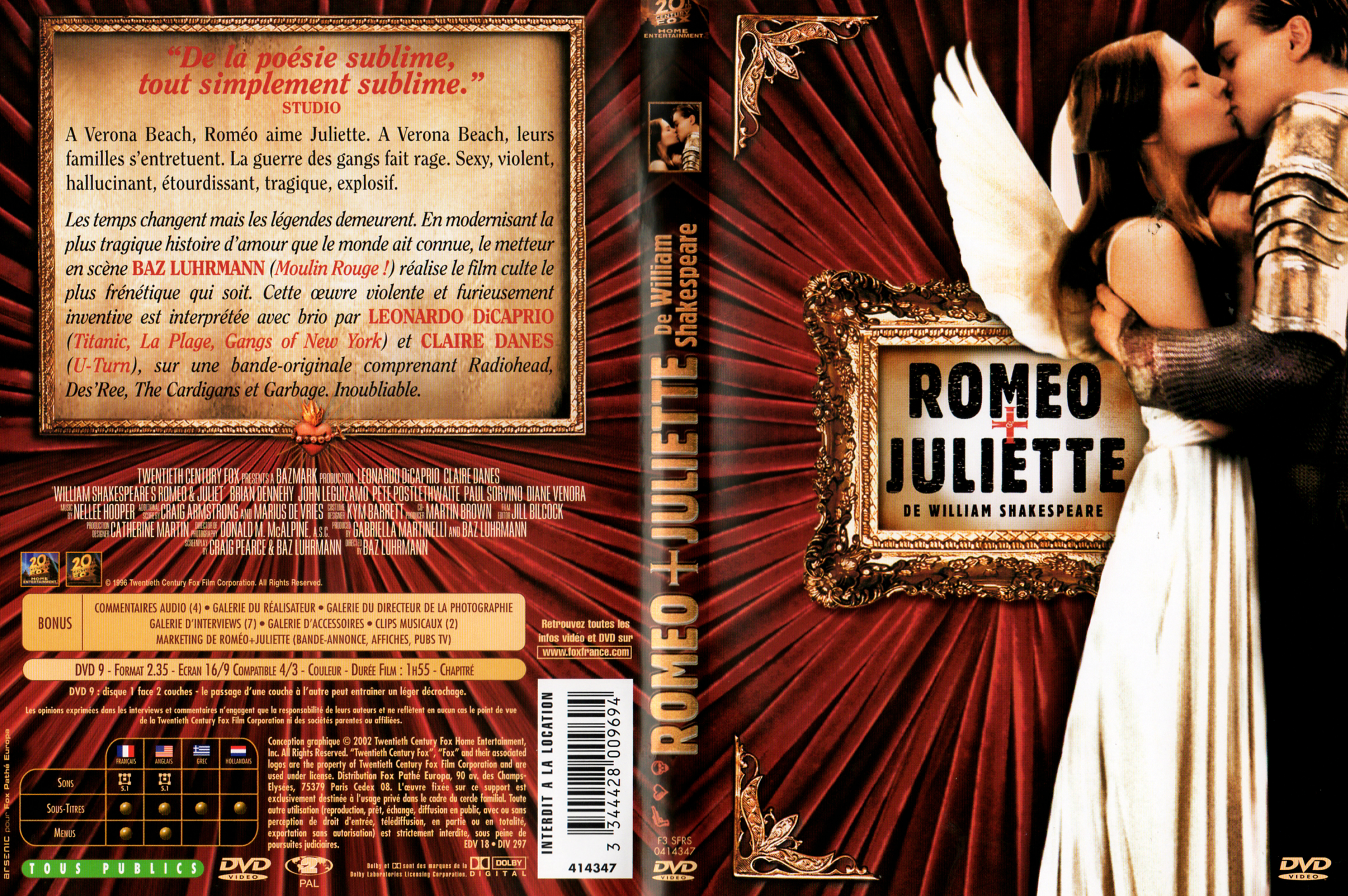 Jaquette DVD Romeo et Juliette v3