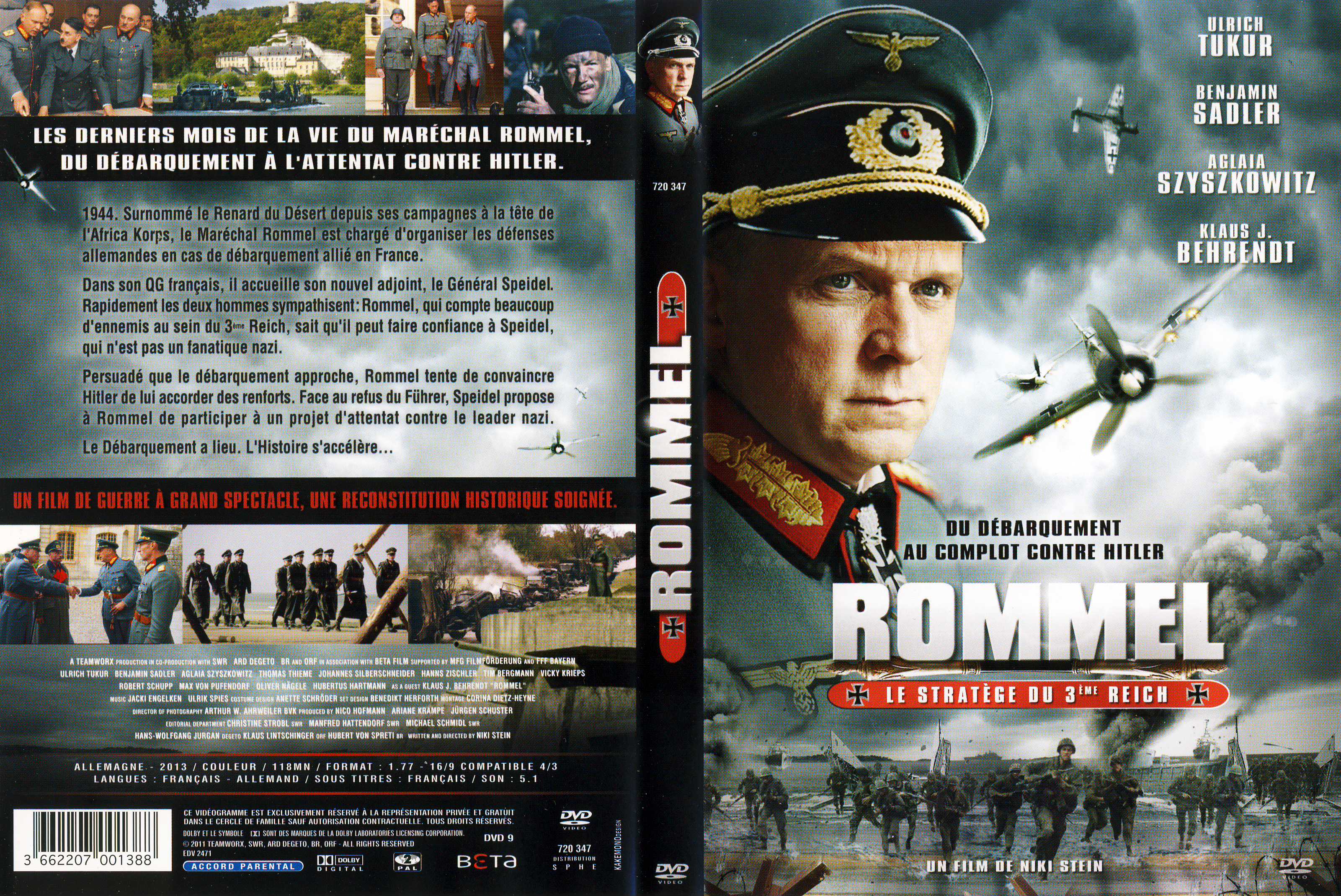Jaquette DVD Rommel, le guerrier d