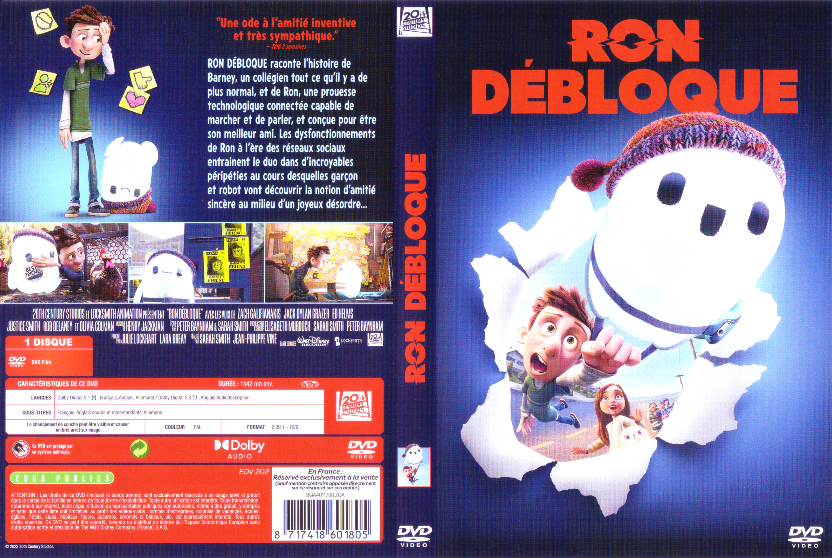 Jaquette DVD Ron dbloque