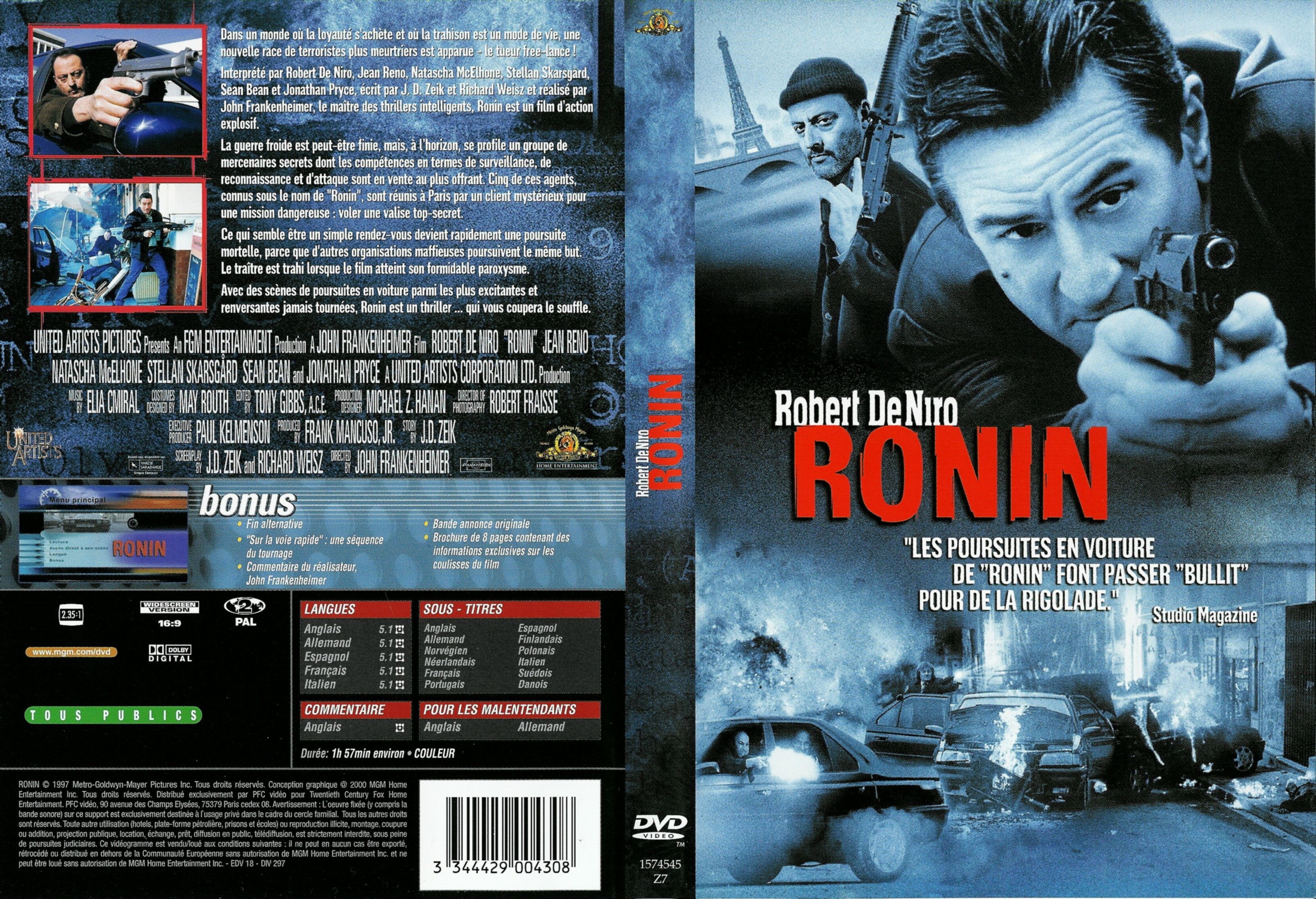 Jaquette DVD Ronin