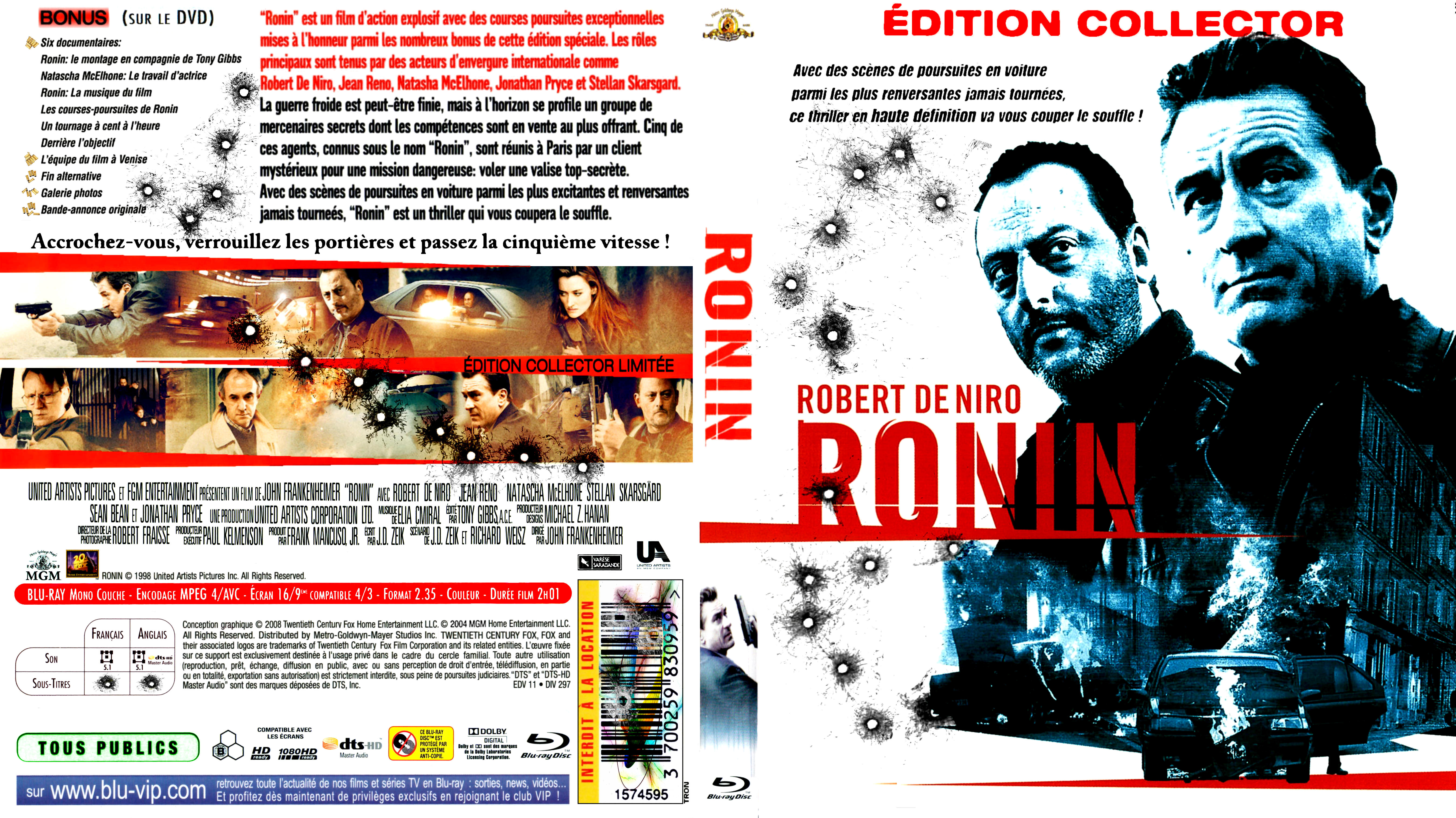 Jaquette DVD Ronin custom (BLU-RAY)