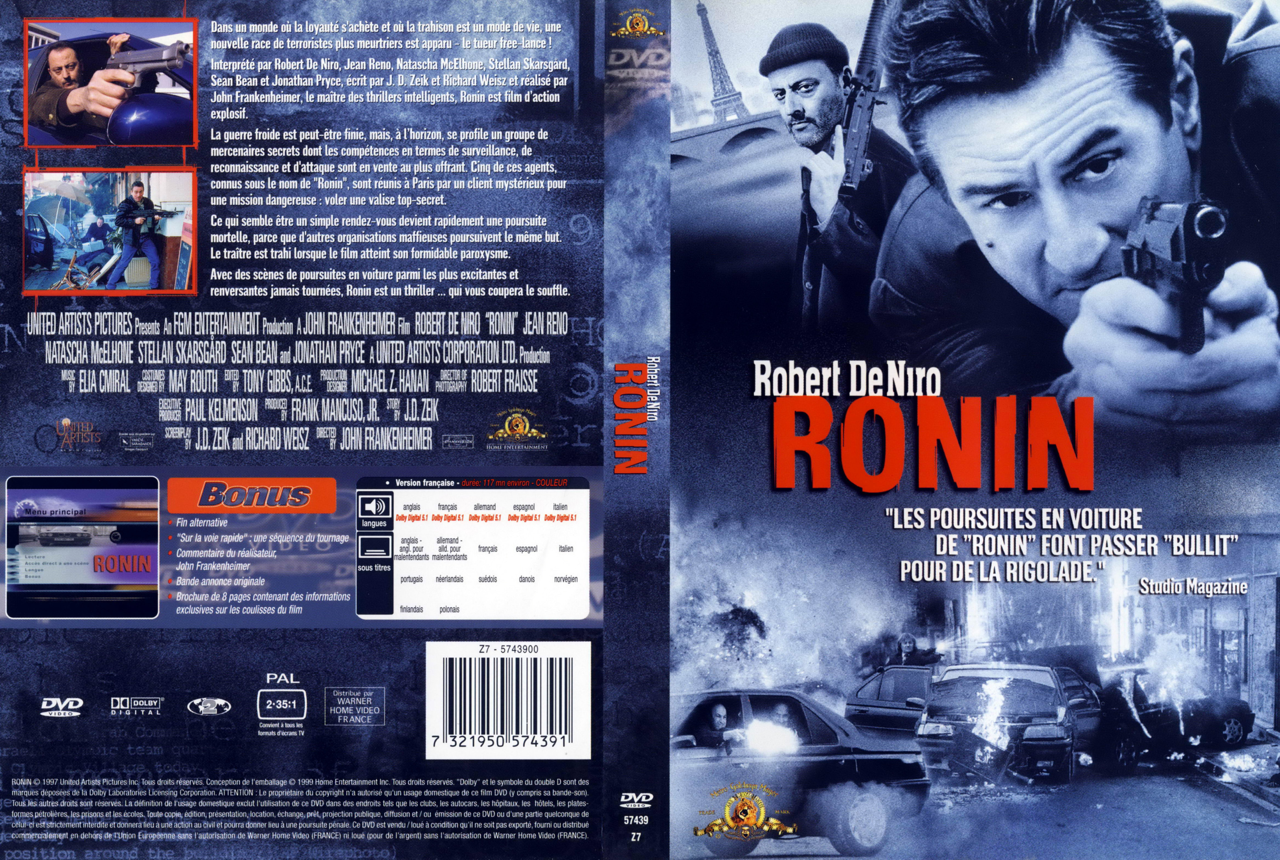 Jaquette DVD Ronin v2