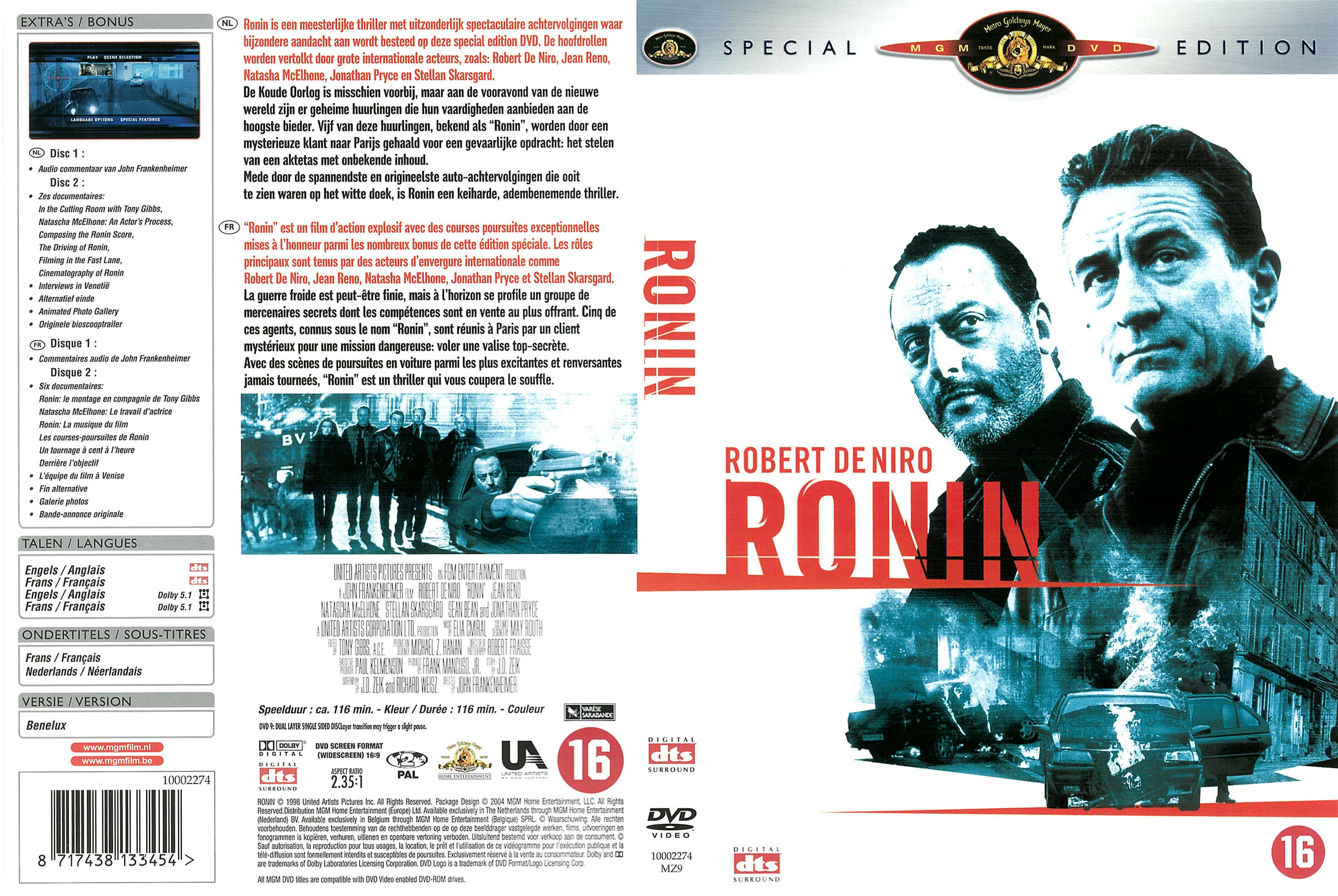 Jaquette DVD Ronin v3