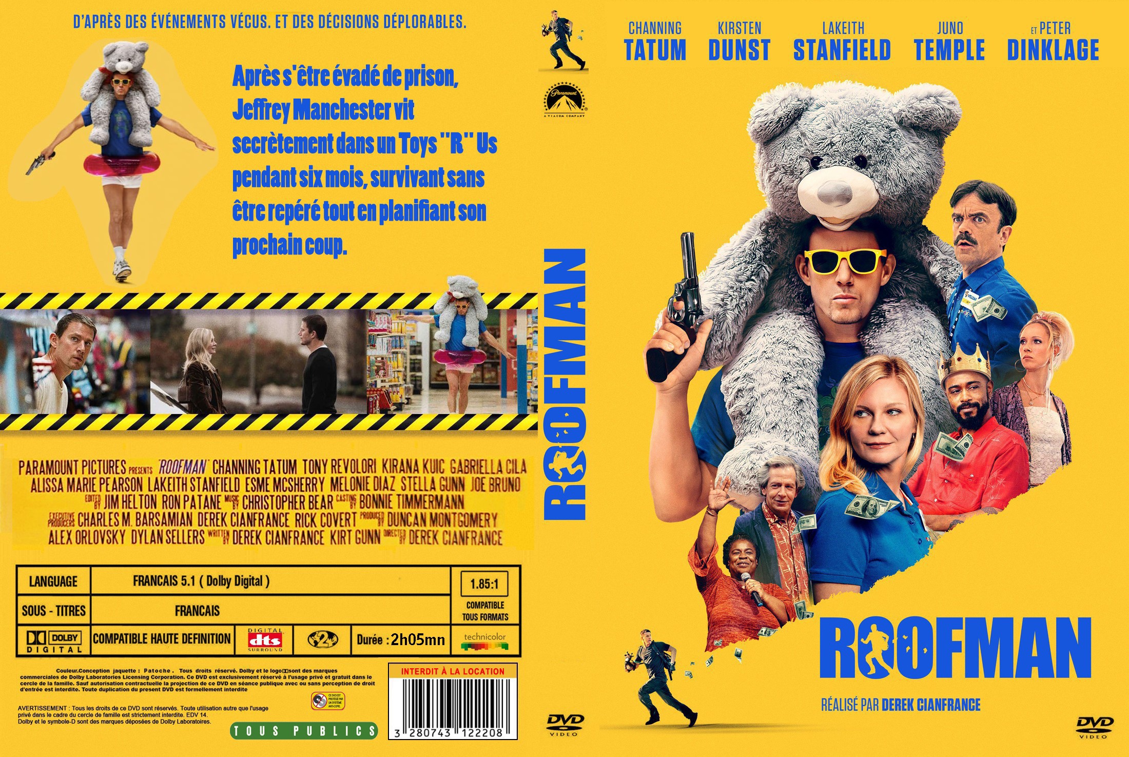 Jaquette DVD Roofman custom