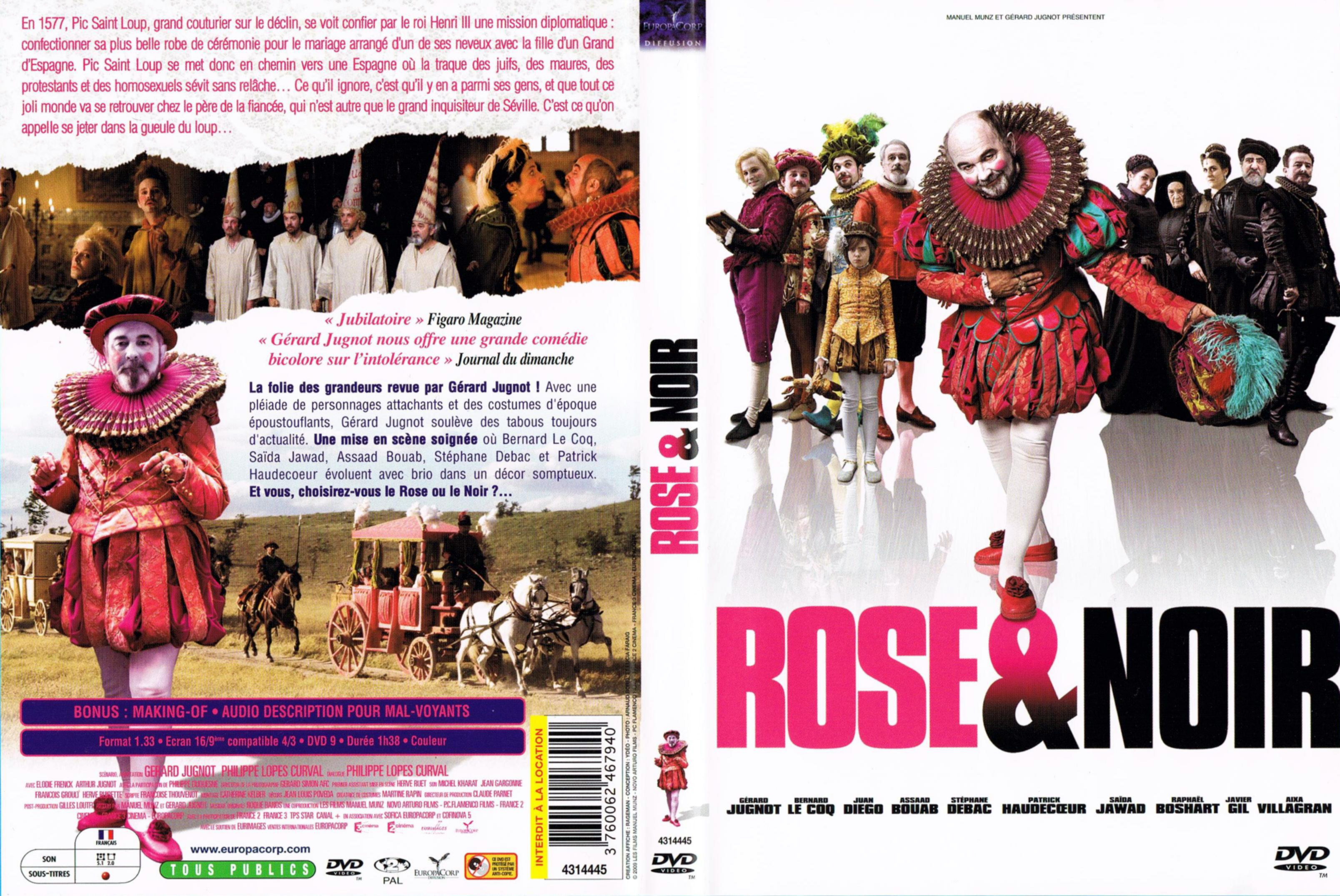 Jaquette DVD Rose & Noir