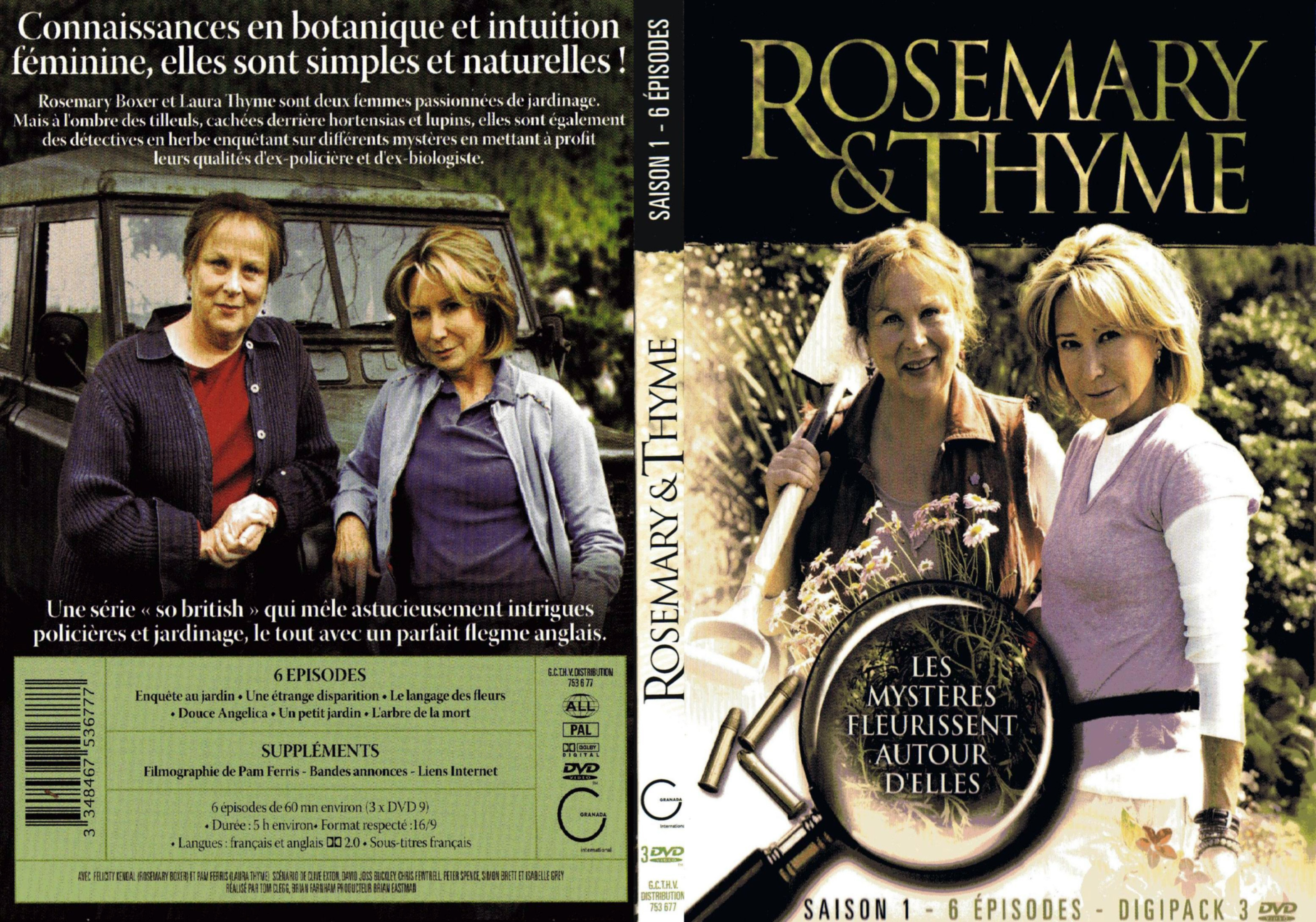 Jaquette DVD Rosemary & Thyme Saison 1