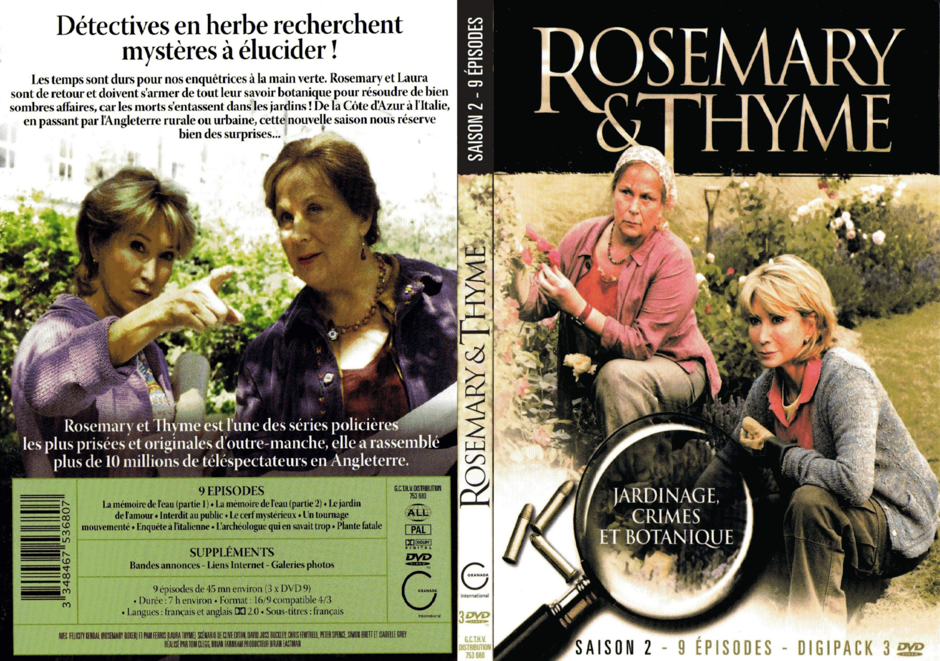 Jaquette DVD Rosemary & Thyme Saison 2