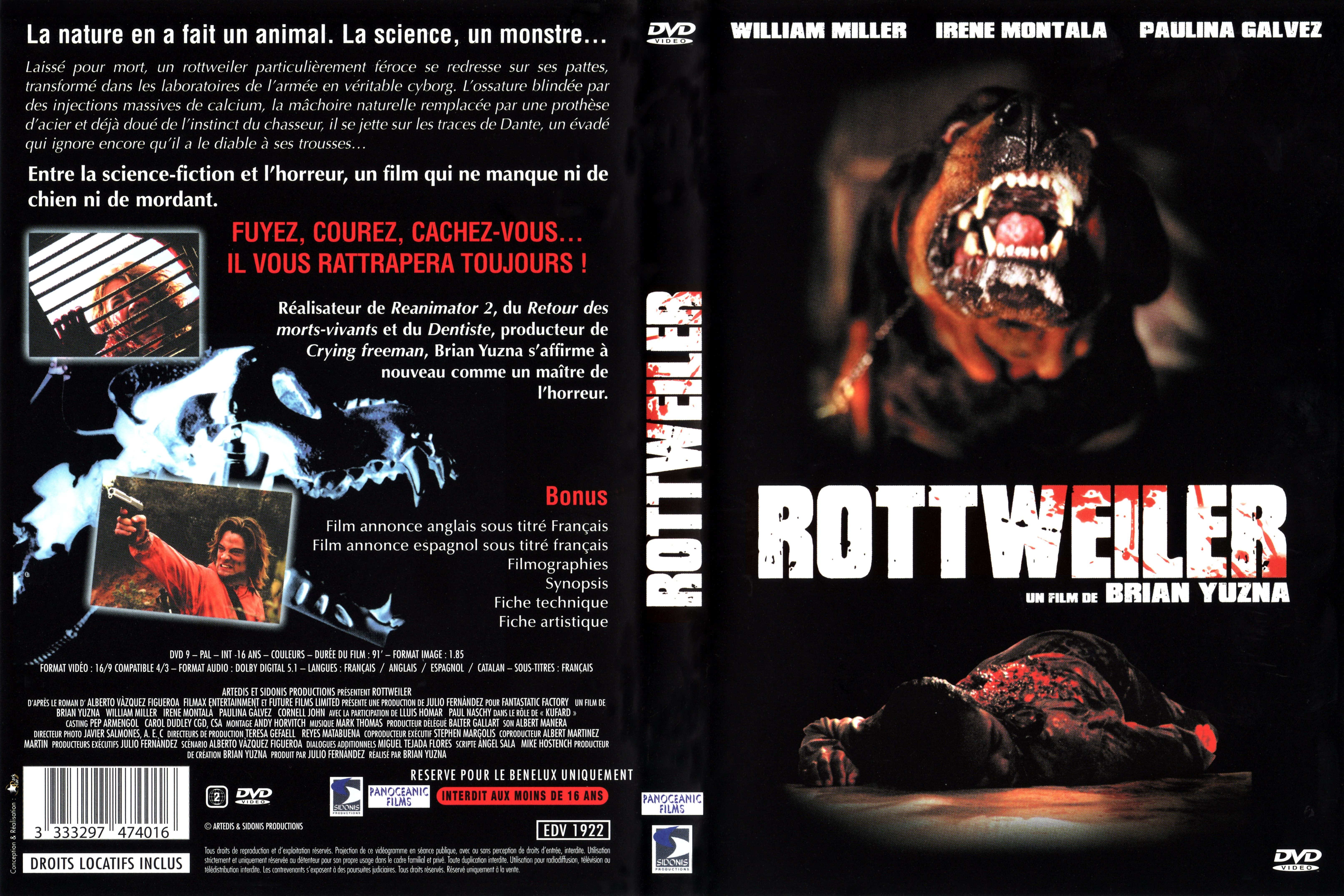 Jaquette DVD Rottweiler