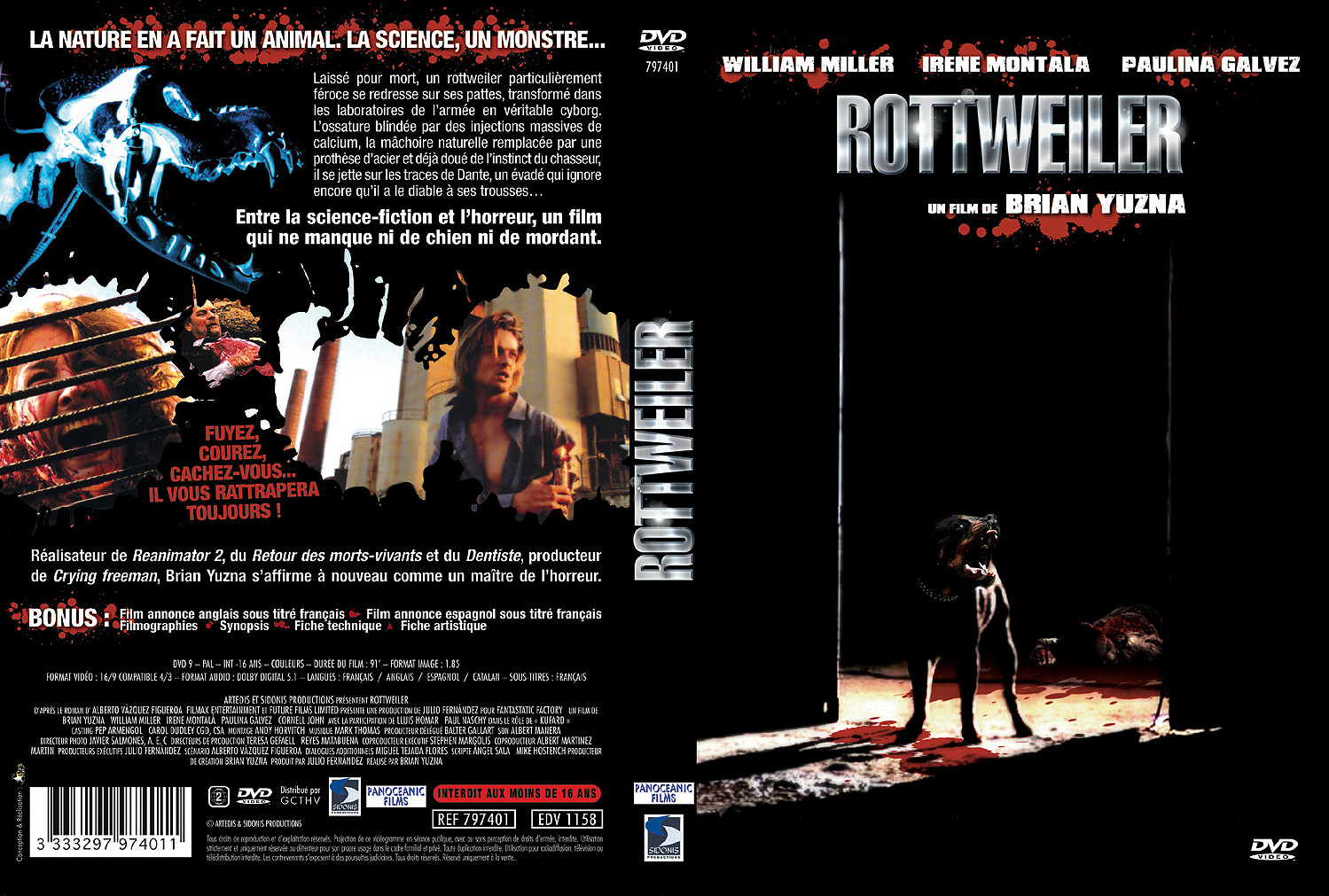 Jaquette DVD Rottweiler v2