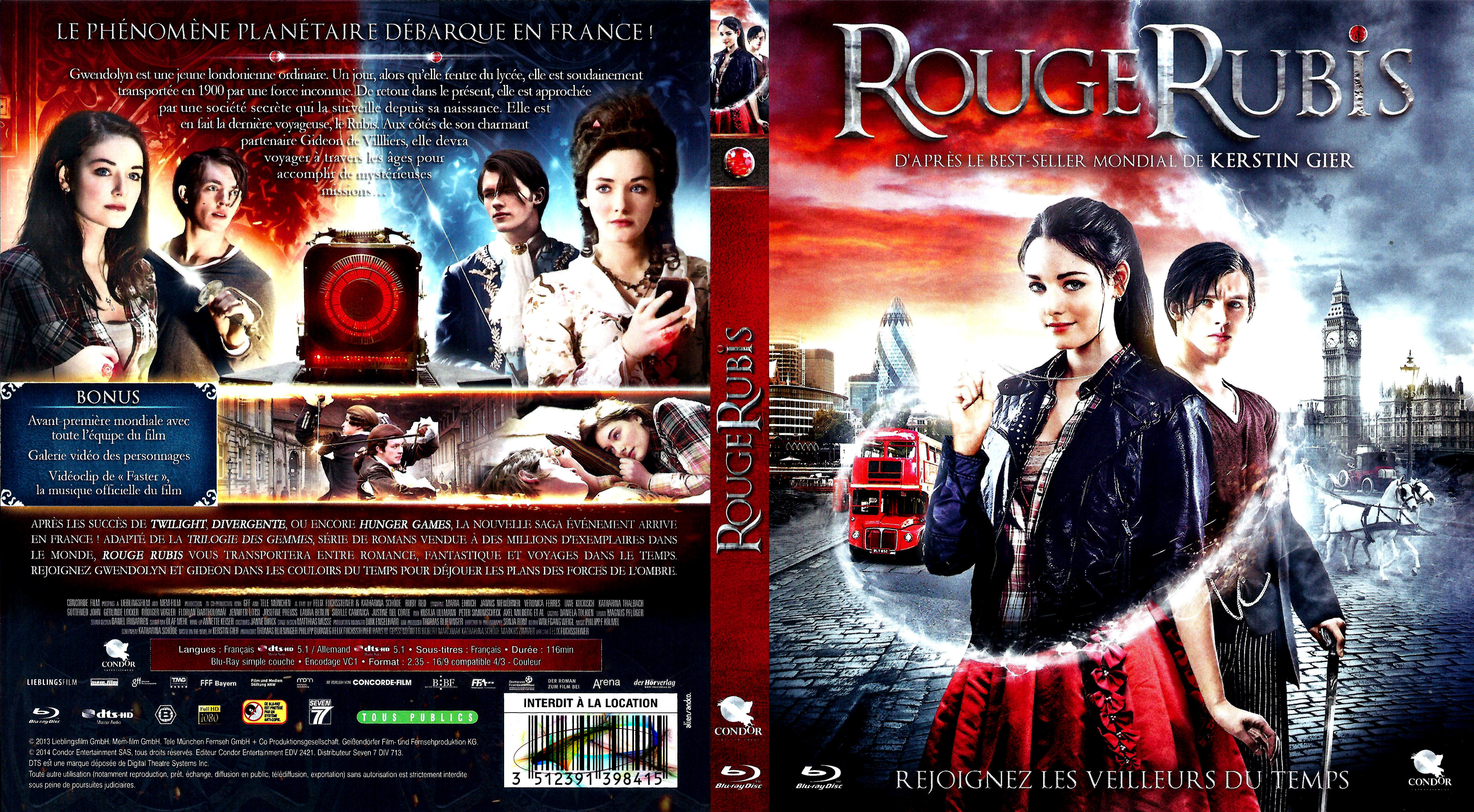 Jaquette DVD Rouge rubis (BLU-RAY)
