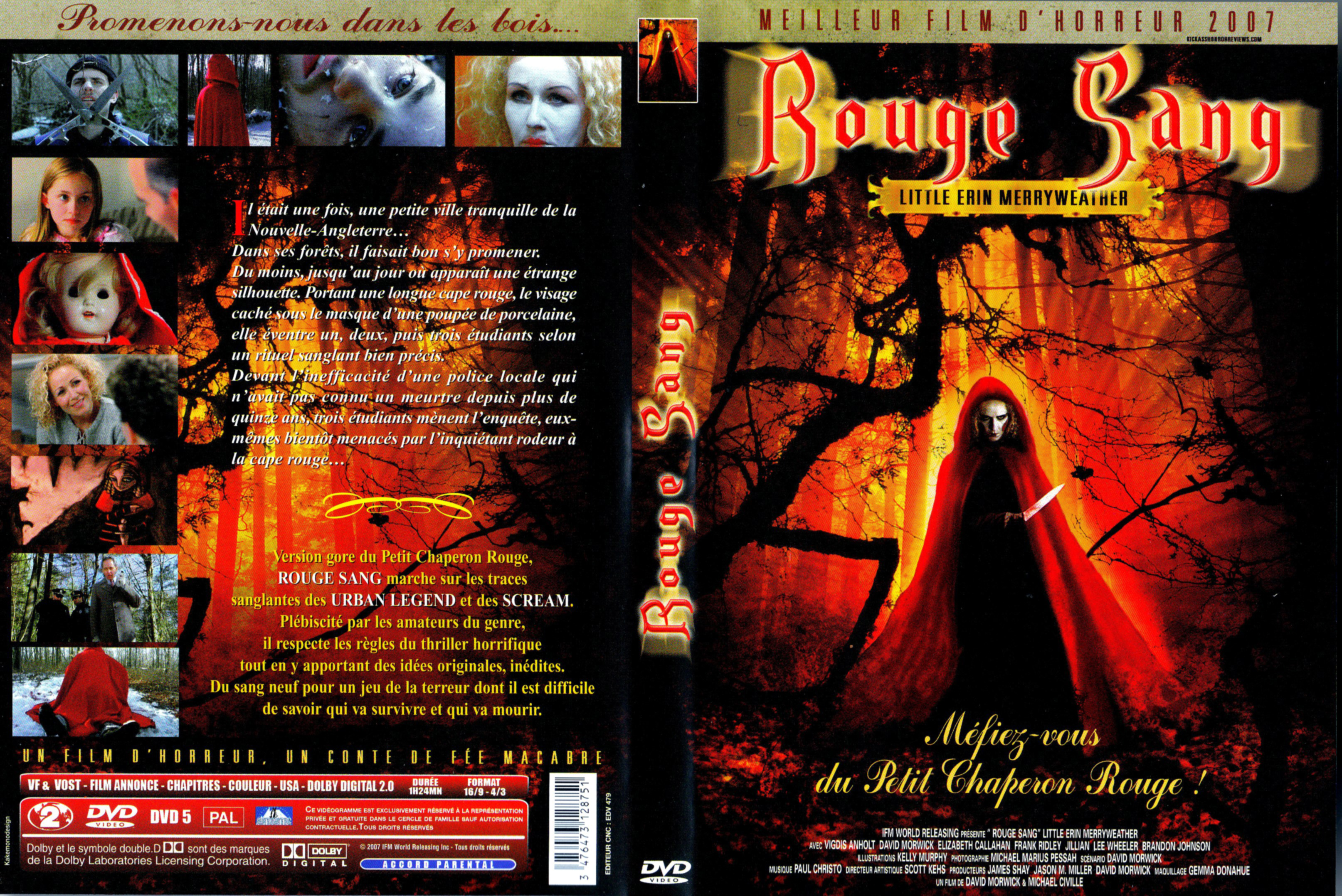 Jaquette DVD Rouge sang