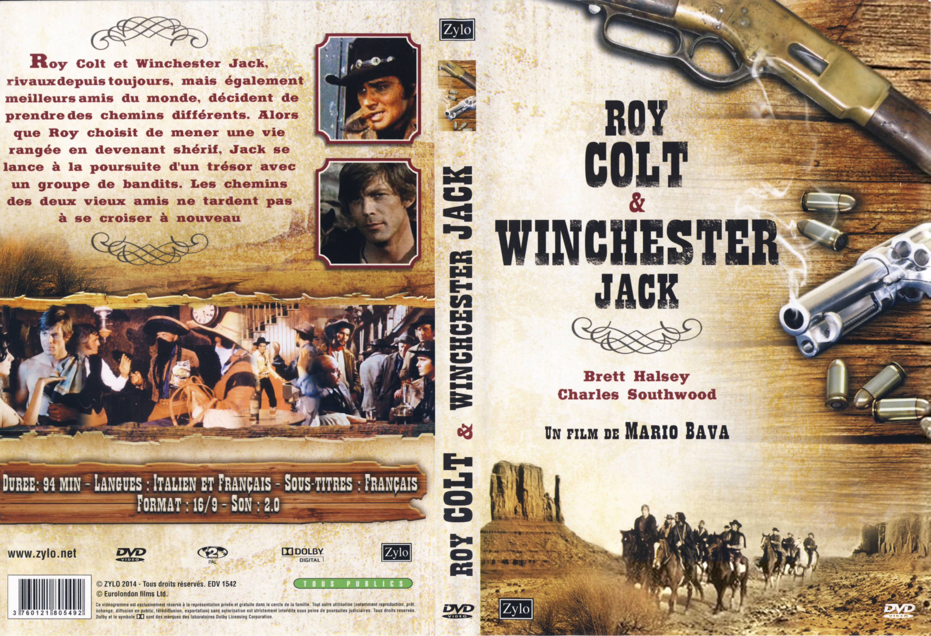 Jaquette DVD Roy Colt et Winchester Jack